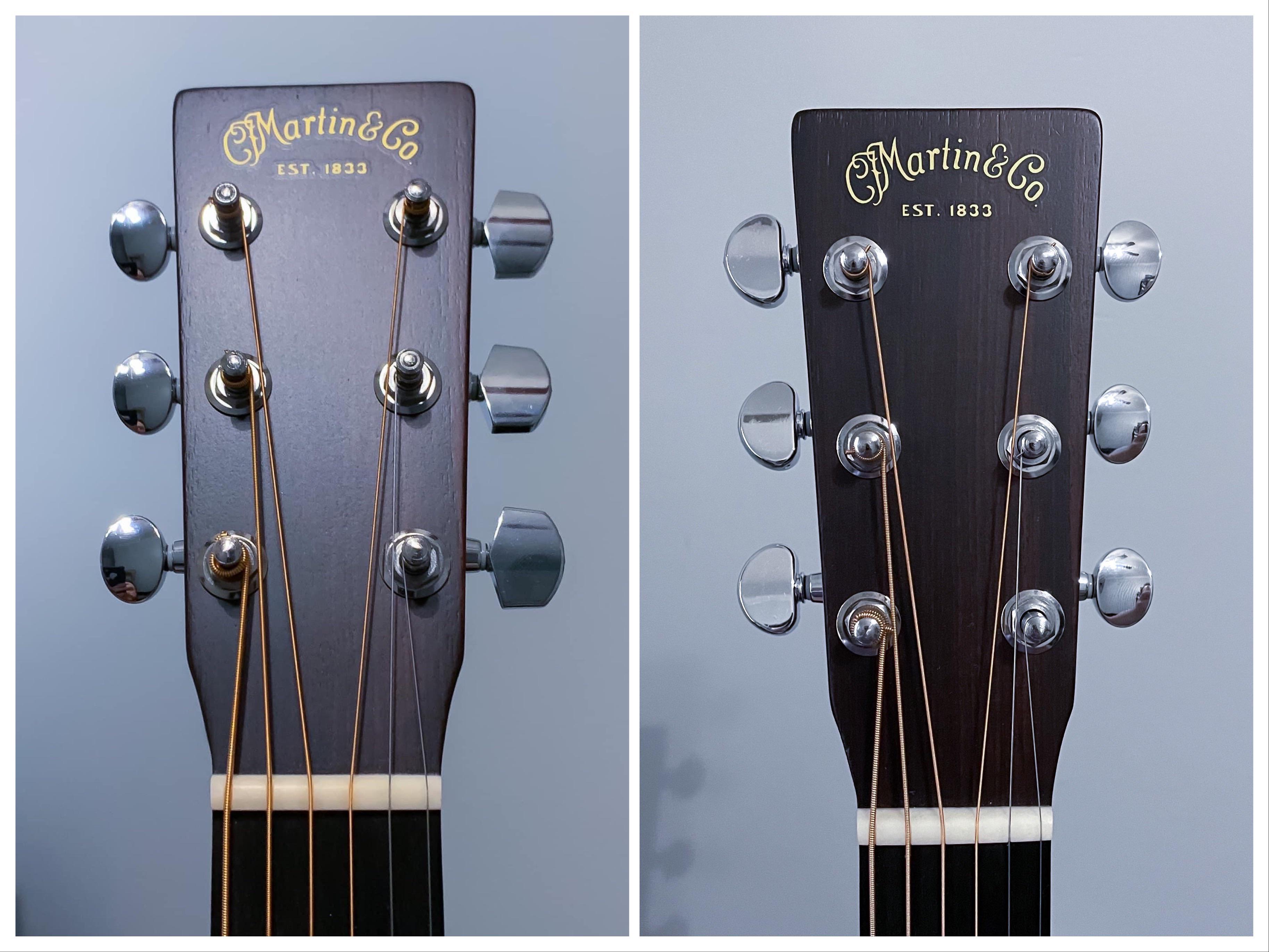 I replaced the Schallerstyle tuner buttons on my Martin Dreadnaught
