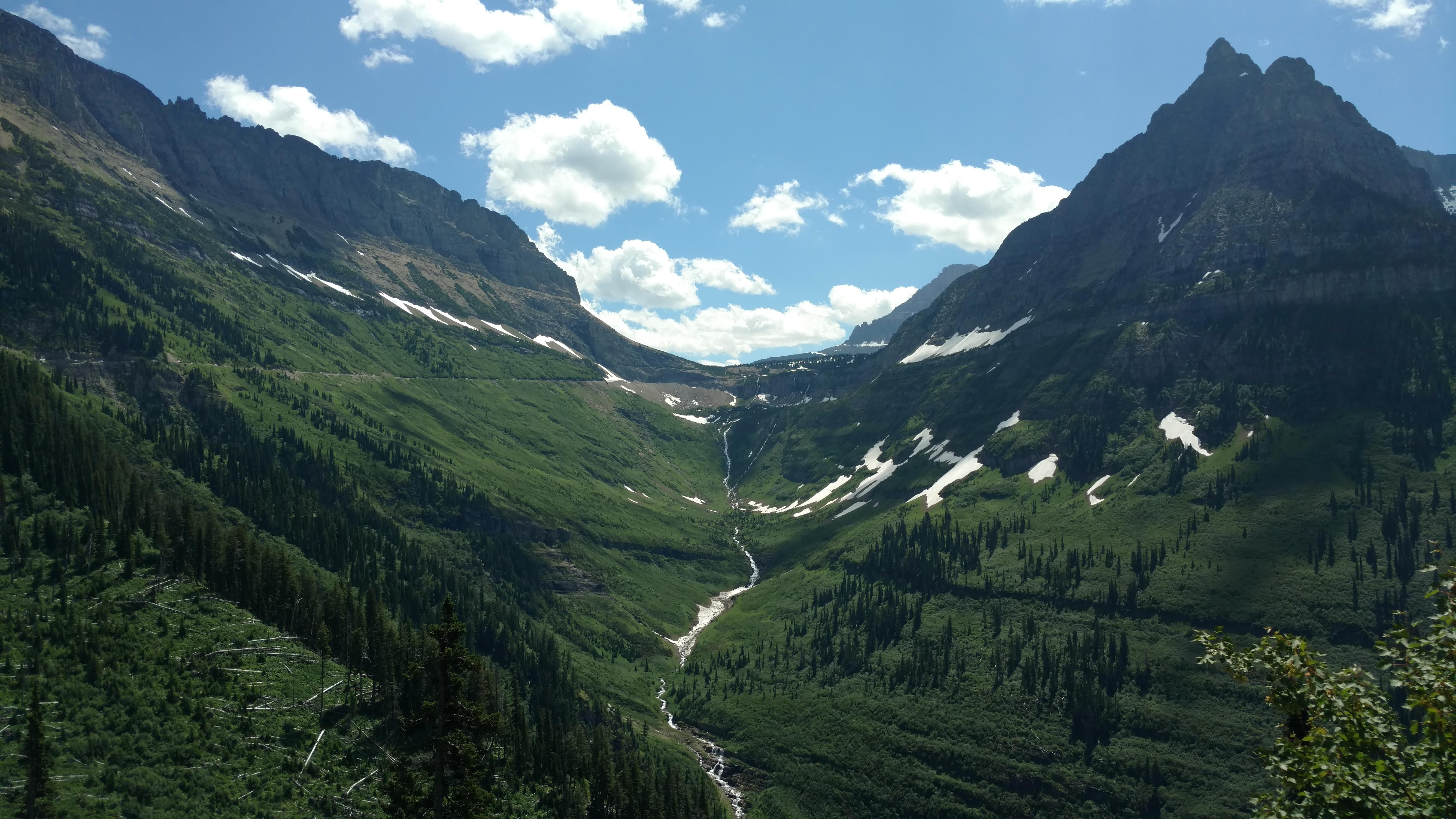 Glacier National Park in Montana, United States. 10,000 ft in elevation