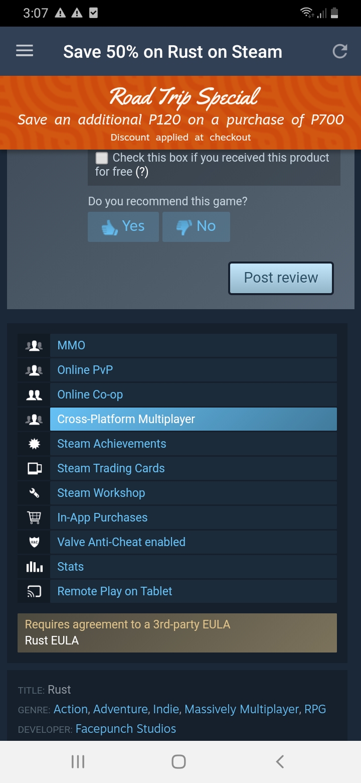 Is rust cross platform already? playrust