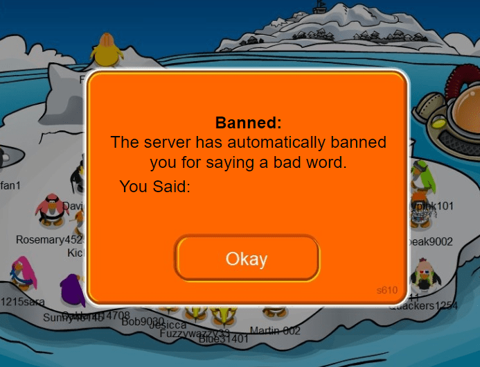 HD Club Penguin Ban MemeTemplatesOfficial