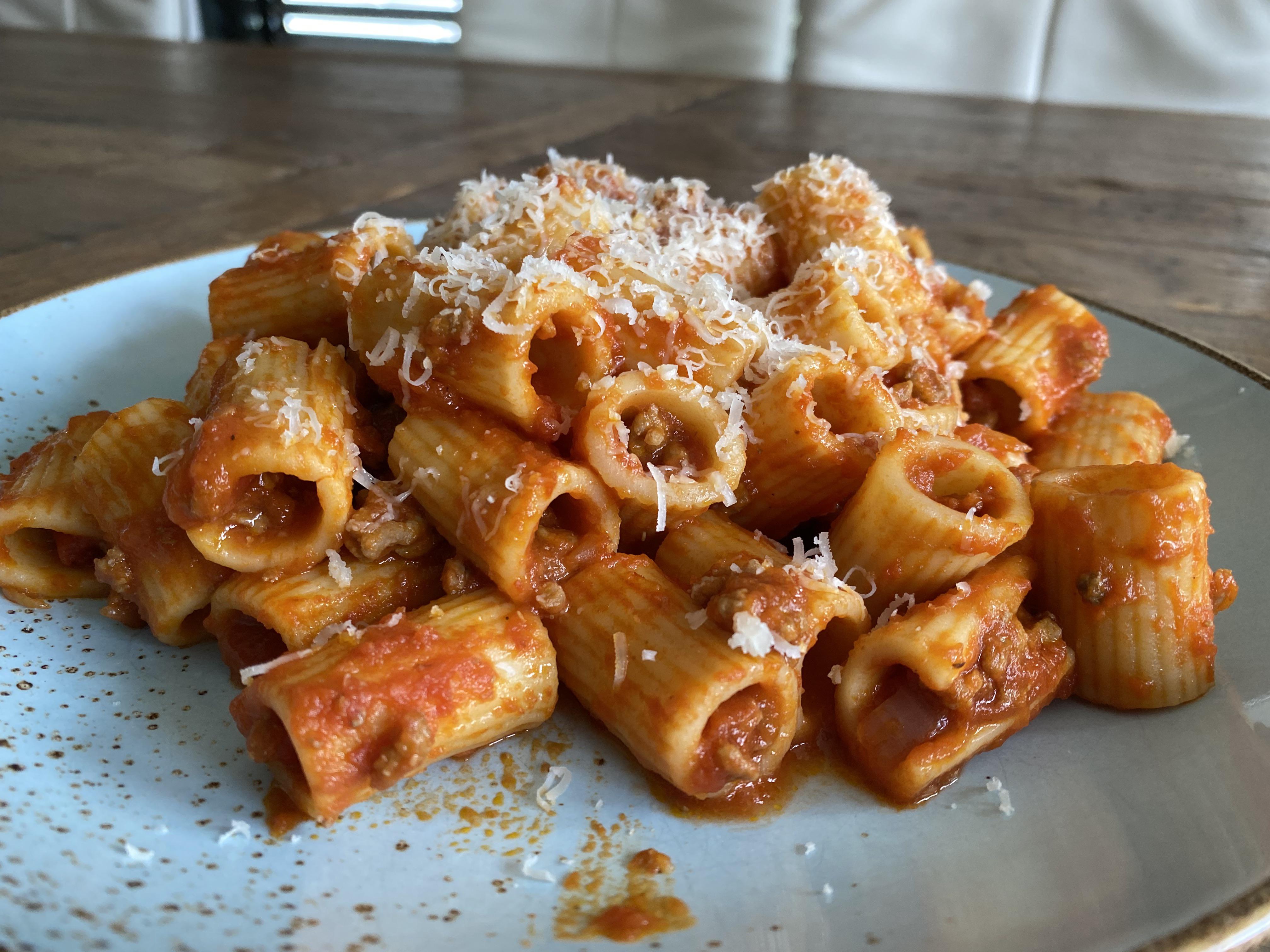 Leftover lunch from my Rigatoni al Forno last night r/ItalianFood