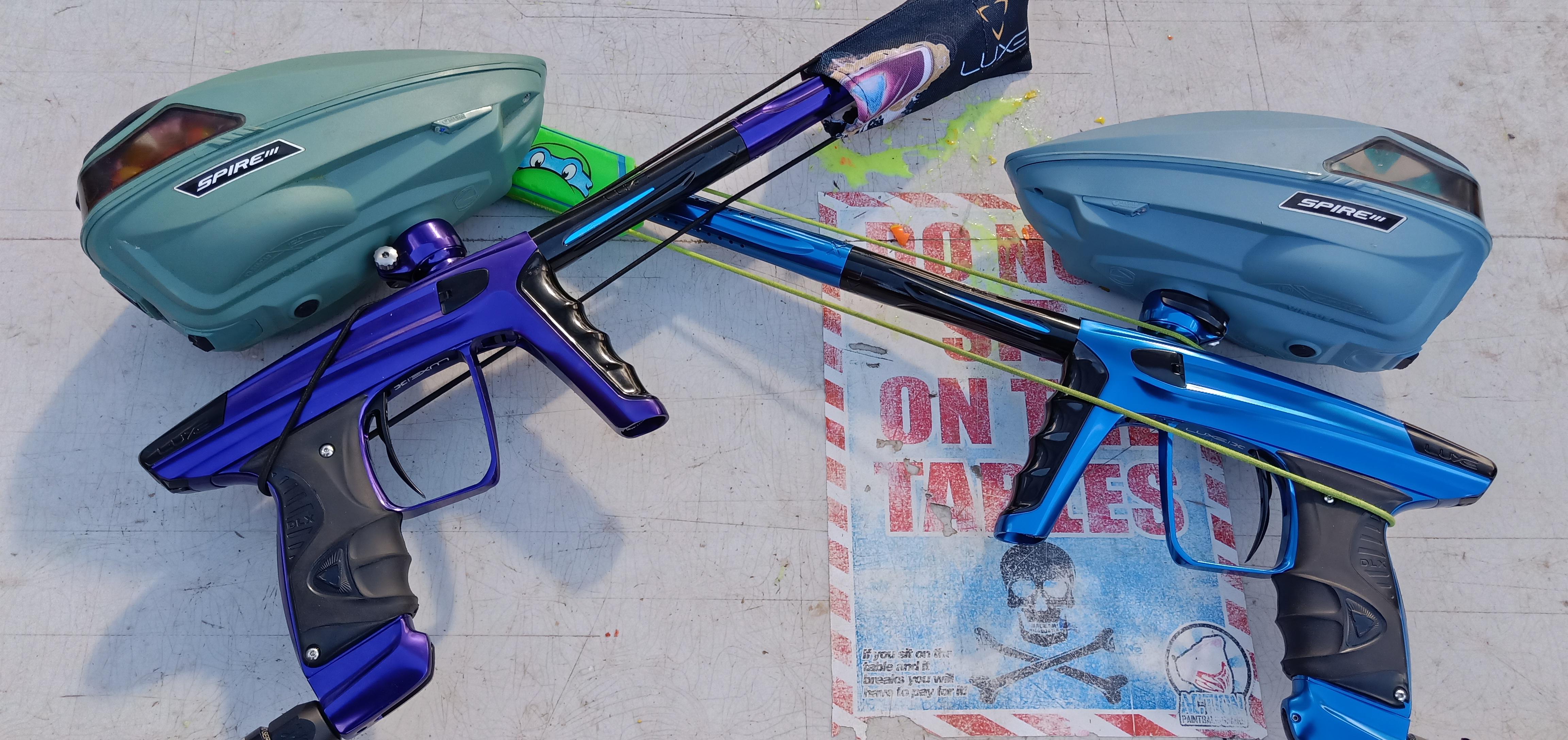 Two latest additions to the team. r/paintball