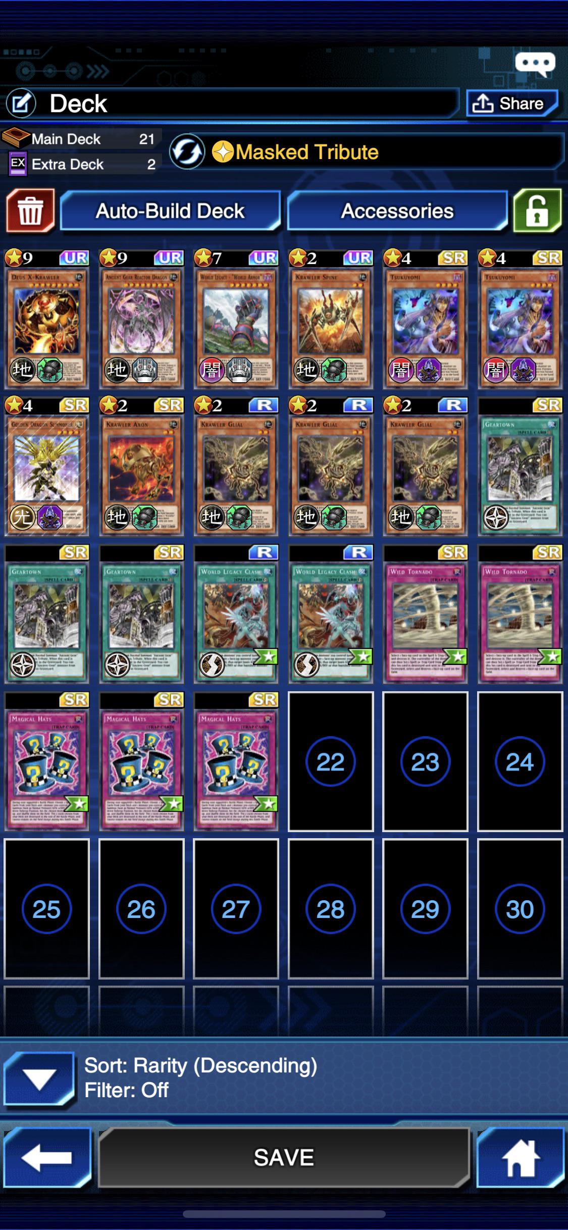 [Deck] My Ancient Krawlers of the world Legacy deck featuring magical