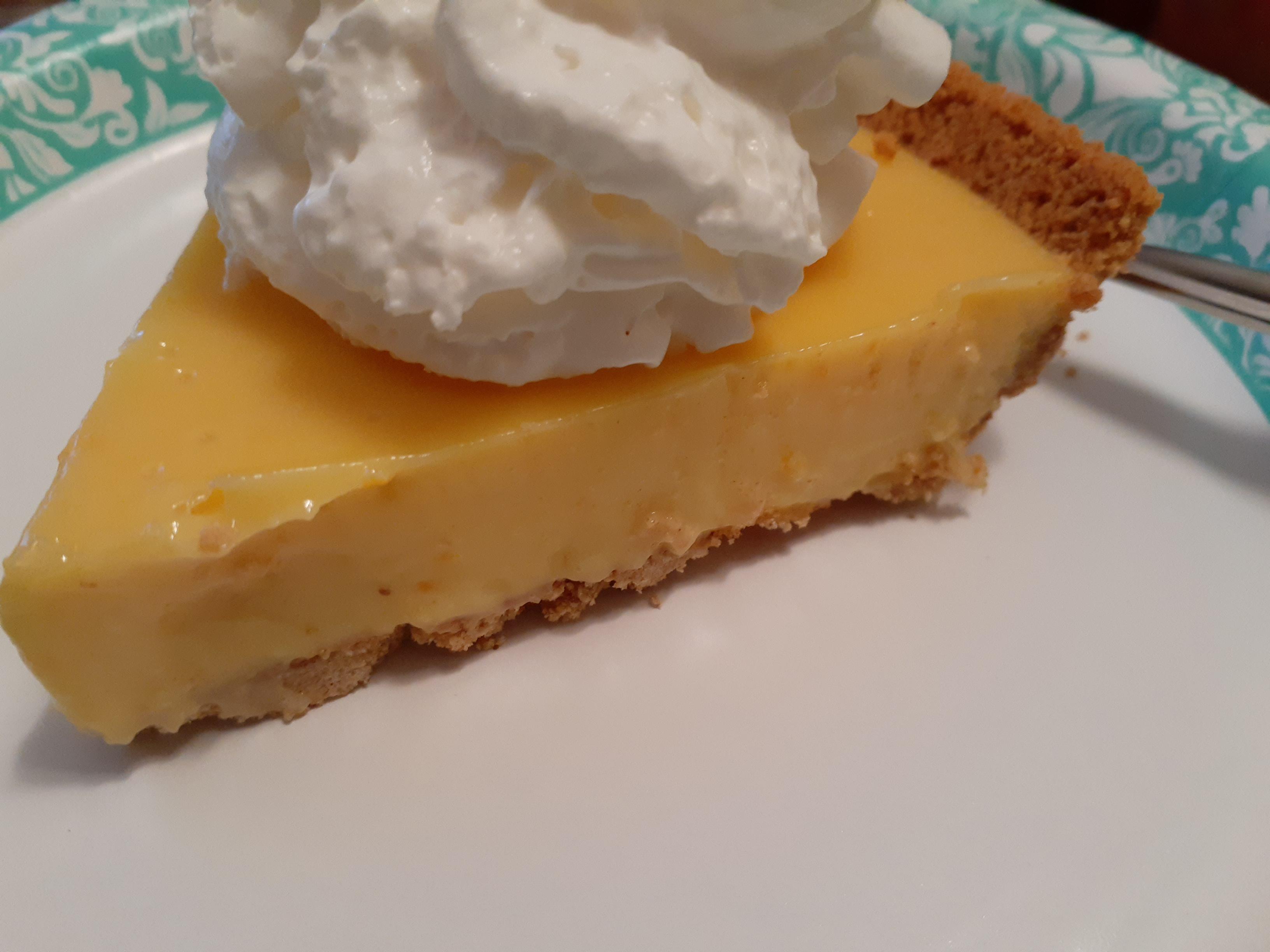 Sour Orange Pie (Cook's Country's recipe) with shortcut storebought