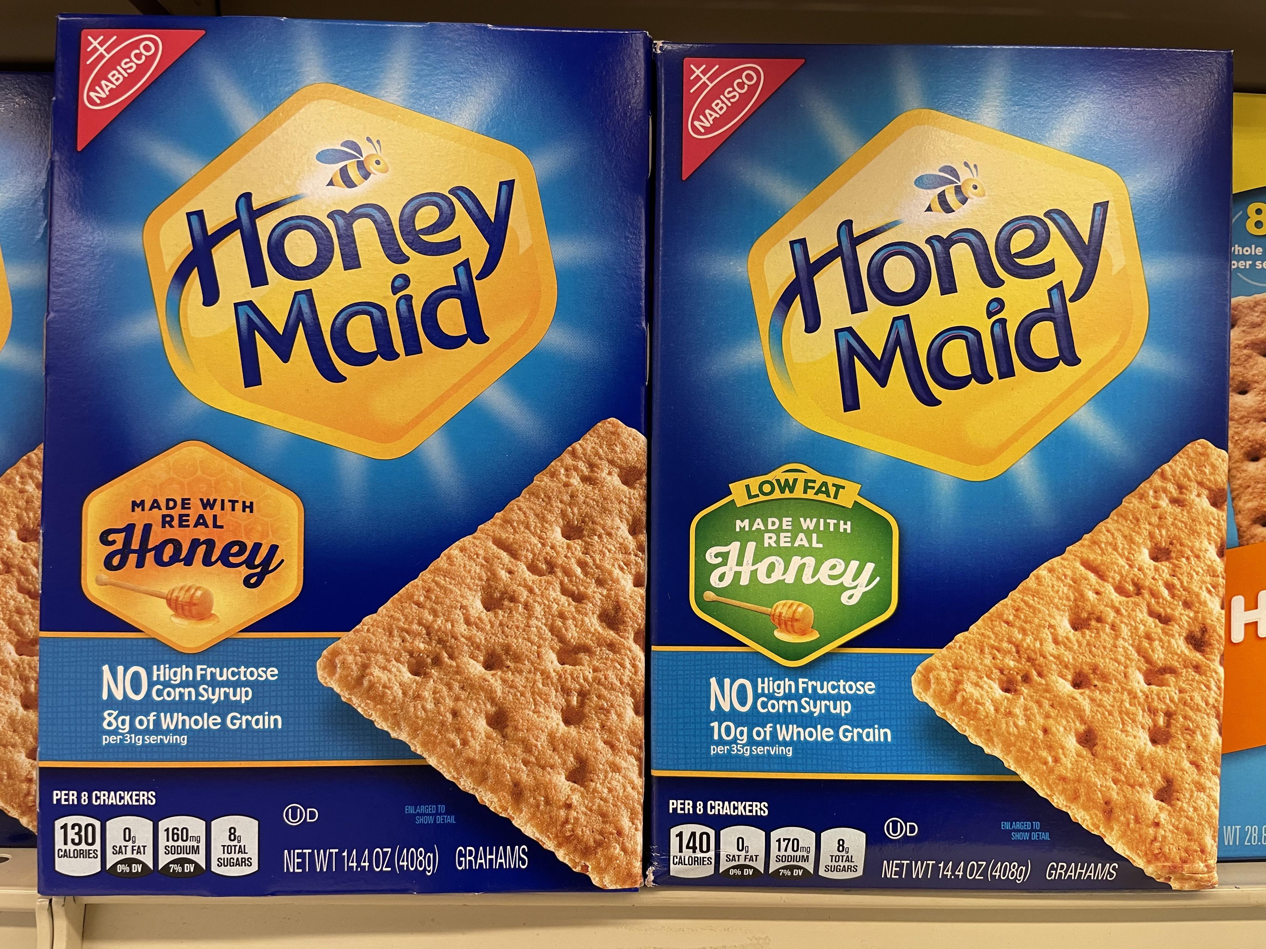 Honey Maid Graham Crackers Nutrition
