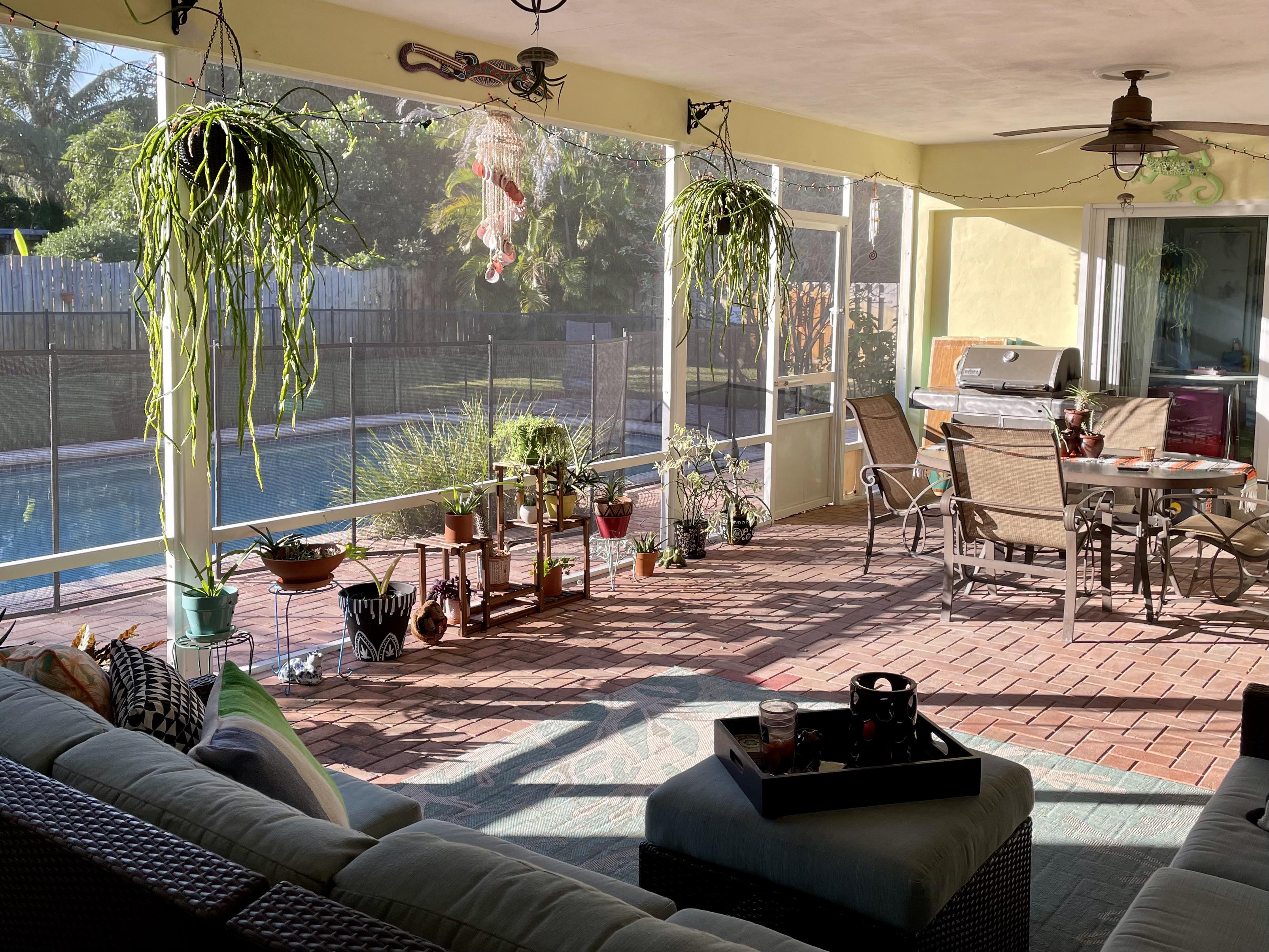Our sunny patio Fort Lauderdale, FL r/AmateurRoomPorn