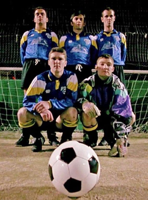 In the beginning of Trainspotting (1996), the football club that Renton