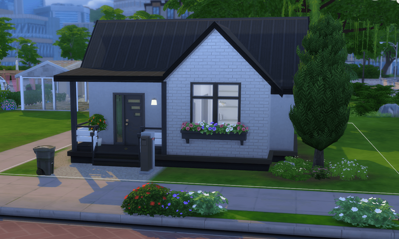 Build this starter home for a few hours. I am really proud of it! r/Sims4