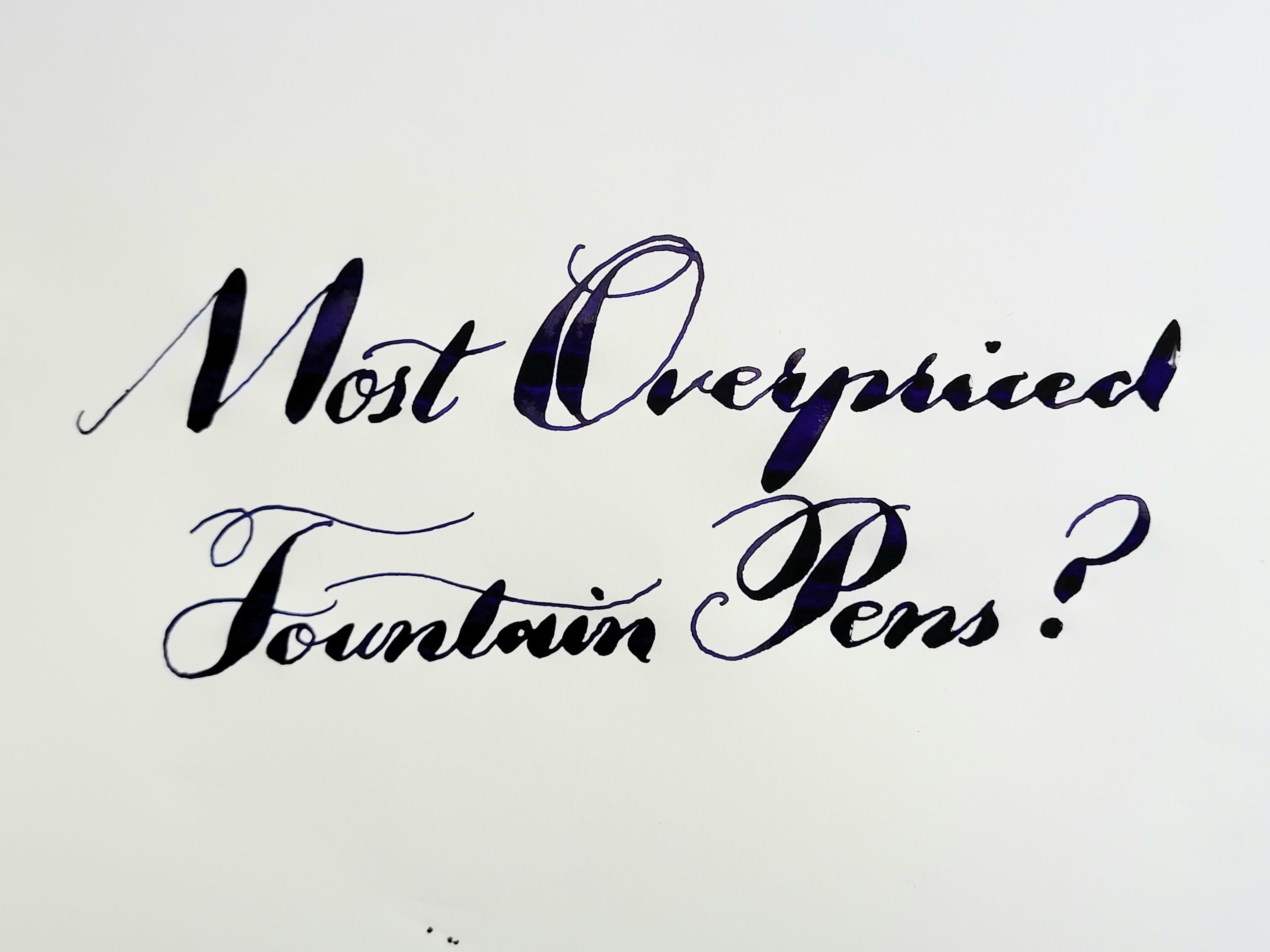 What are some really overpriced fountain pens? Montegrappa Viking costs