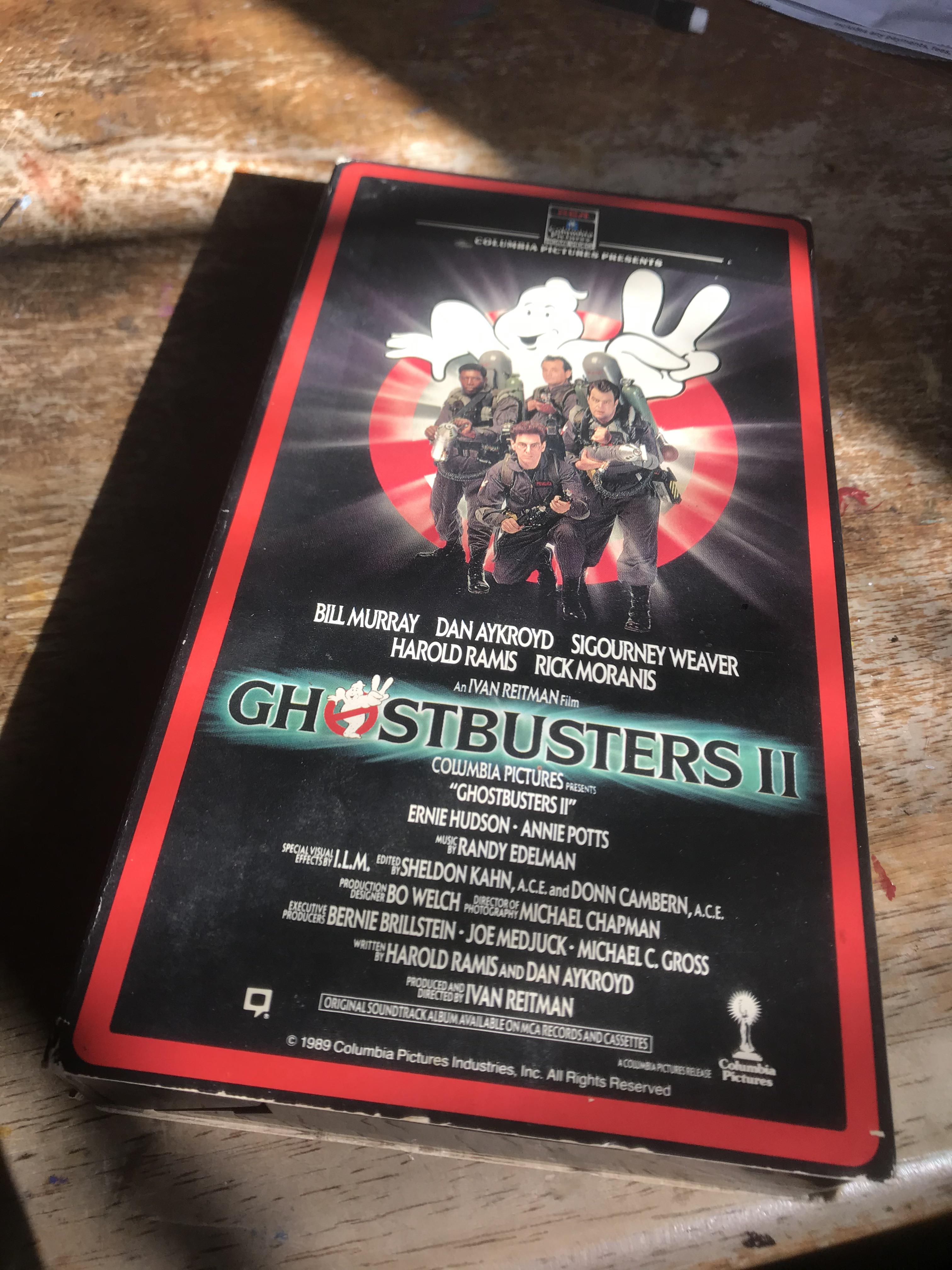 Saw Ghostbusters 2 on VHS in a thrift store and moments later I own