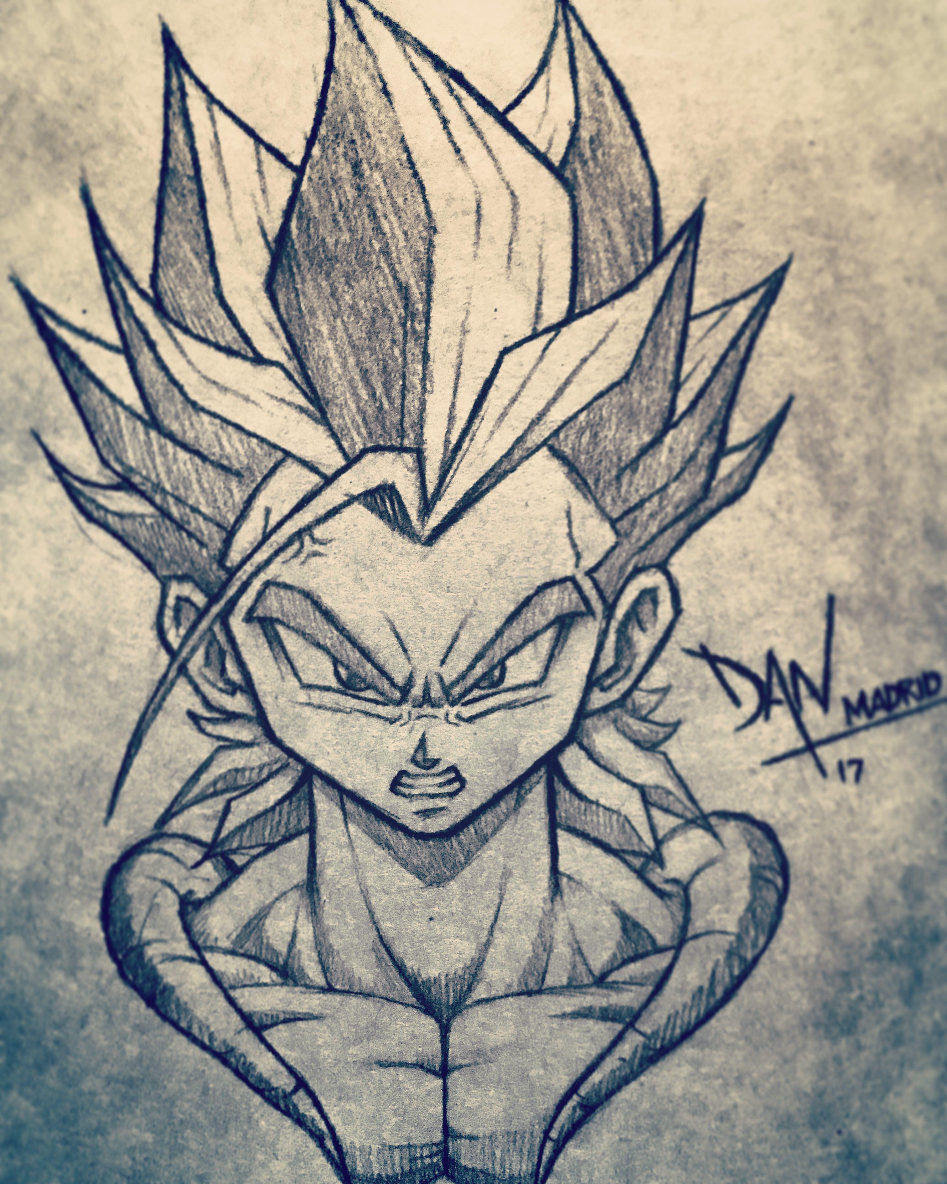 Gohan And Trunks Fusion Drawing