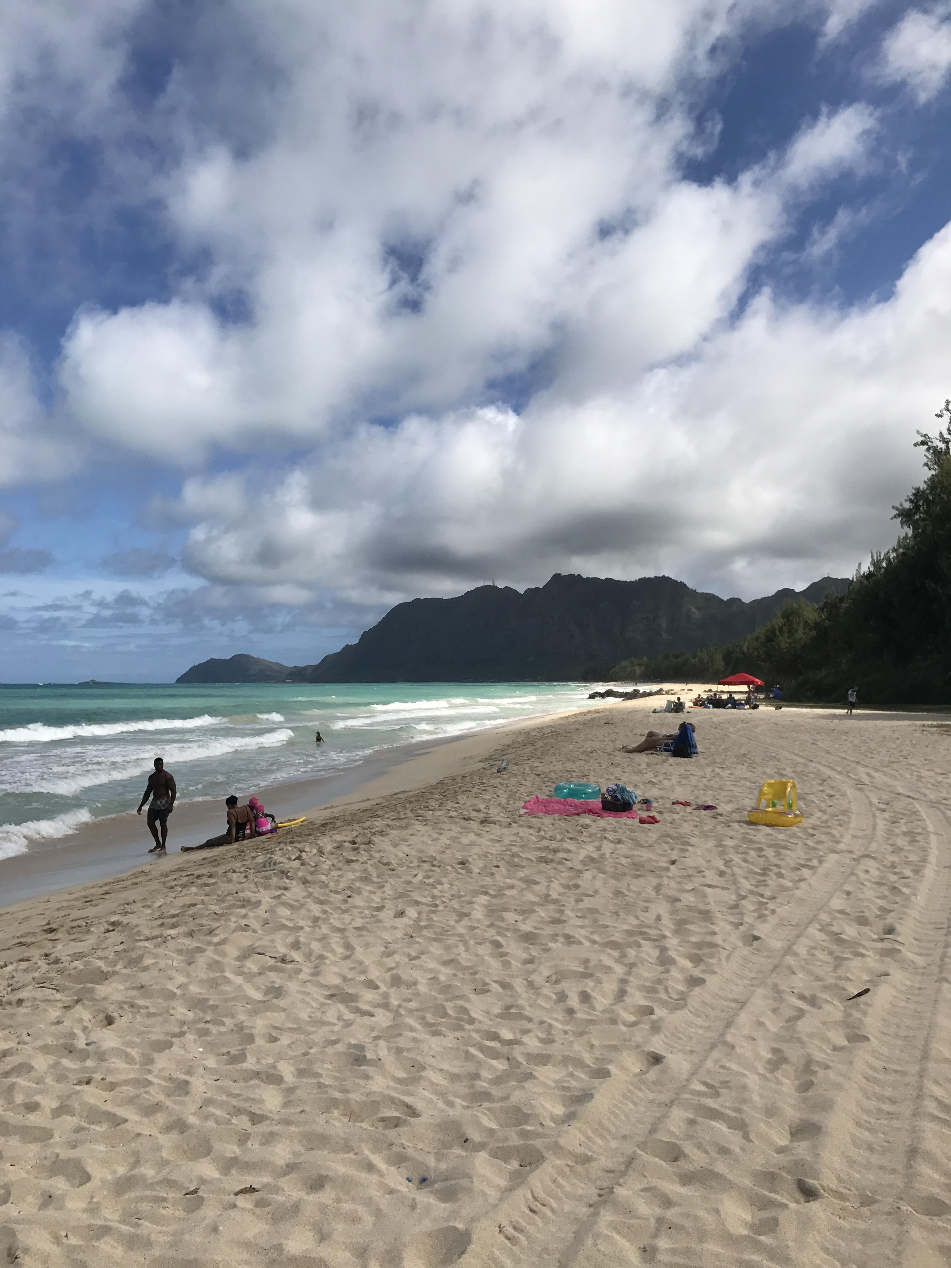 My favorite beach from when I was stationed in Hawaii. Bellows beach