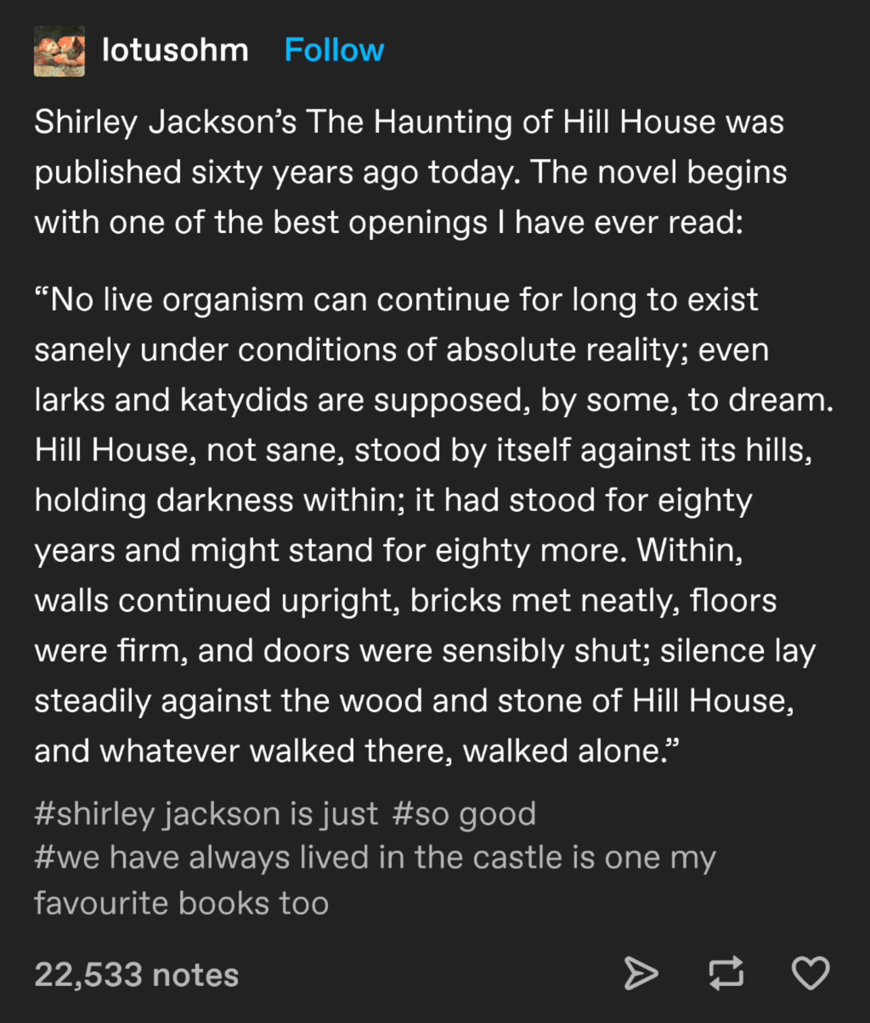 She managed to put a jumpscare in a book r/tumblr