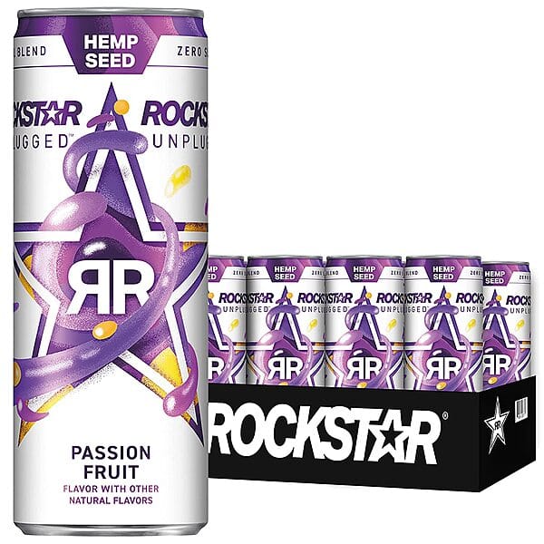 [Amazon] 12Pack Rockstar Energy Drinks 12Oz Unplugged Zero Sugar