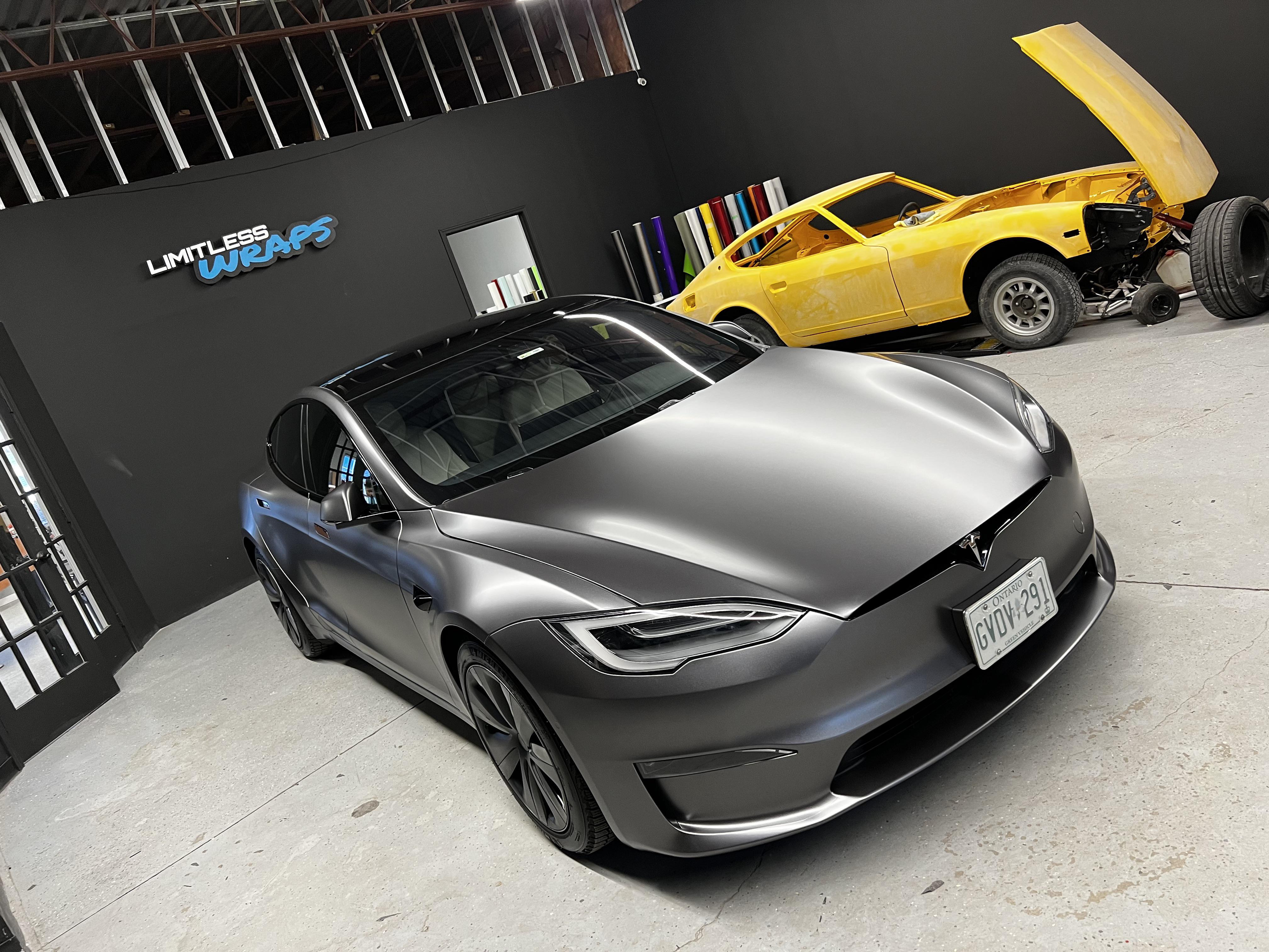 Got my Model S wrapped… love how it turned out r/teslamotors