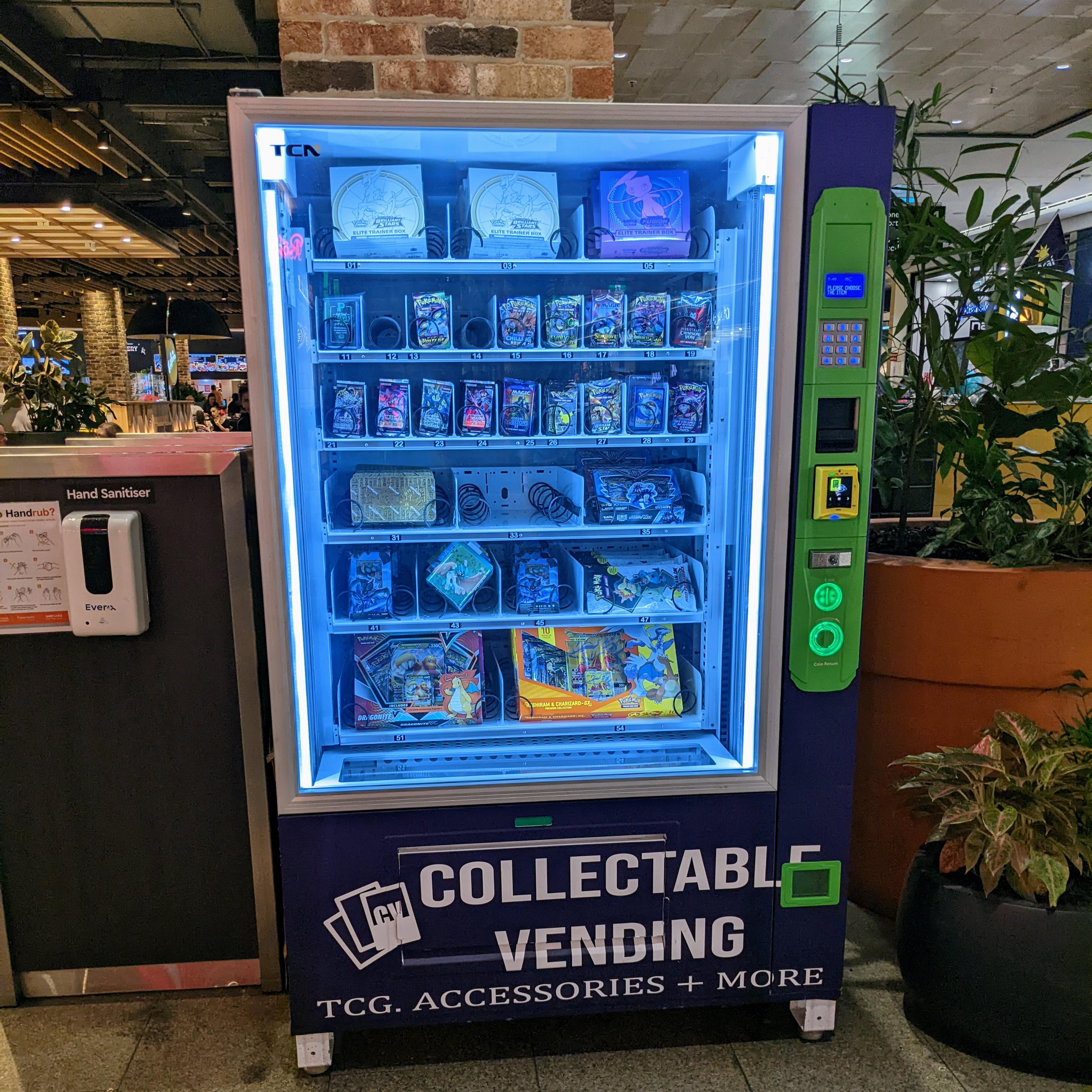 In my city there are Pokemon card vending machines. Always fully