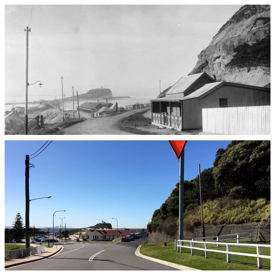 Nobbys Beach 100 years apart. r/newcastle