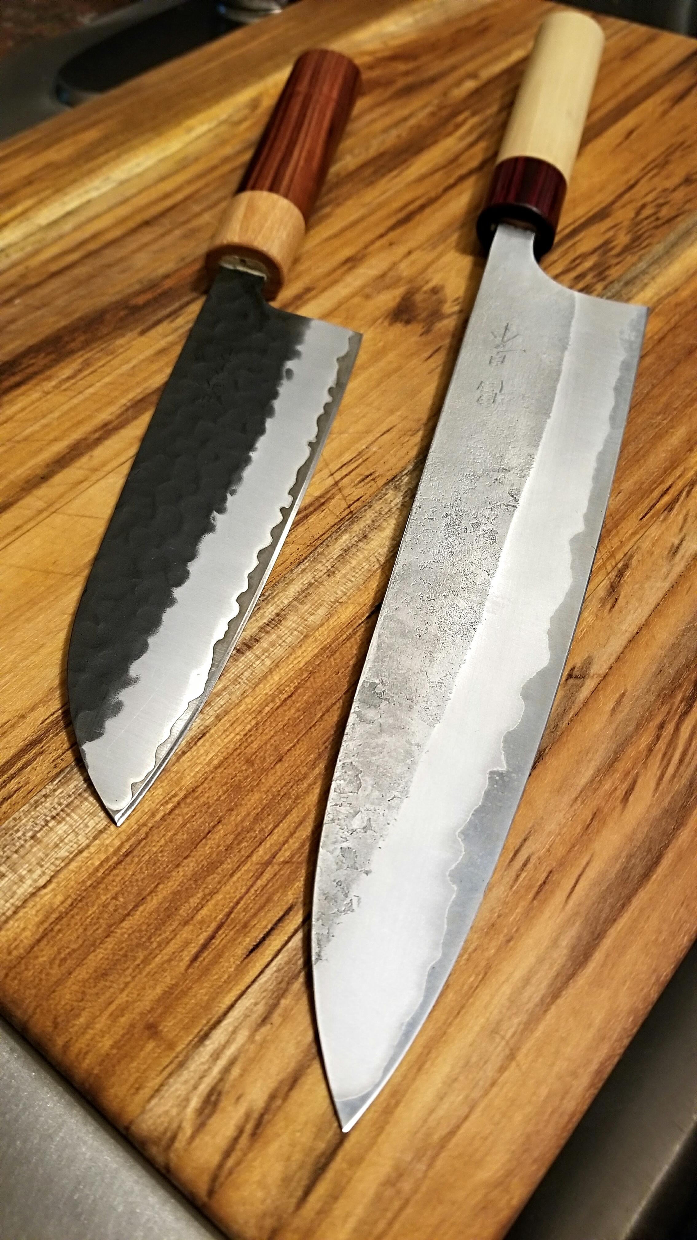 Couple of new knives Masakage Yuki Gyuto 240mm, and Harukaze AS