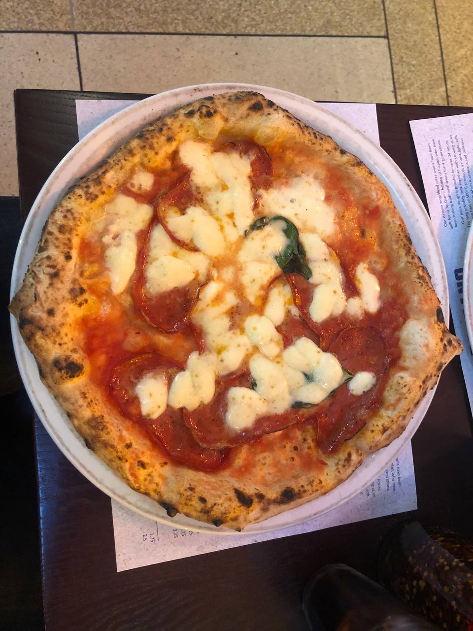 Pepperoni from Paesano pizza, Glasgow, Scotalnd r/Pizza