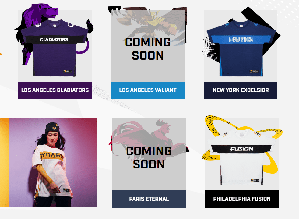 14 months after Blizzard allowed teams to sell their merch, Paris and