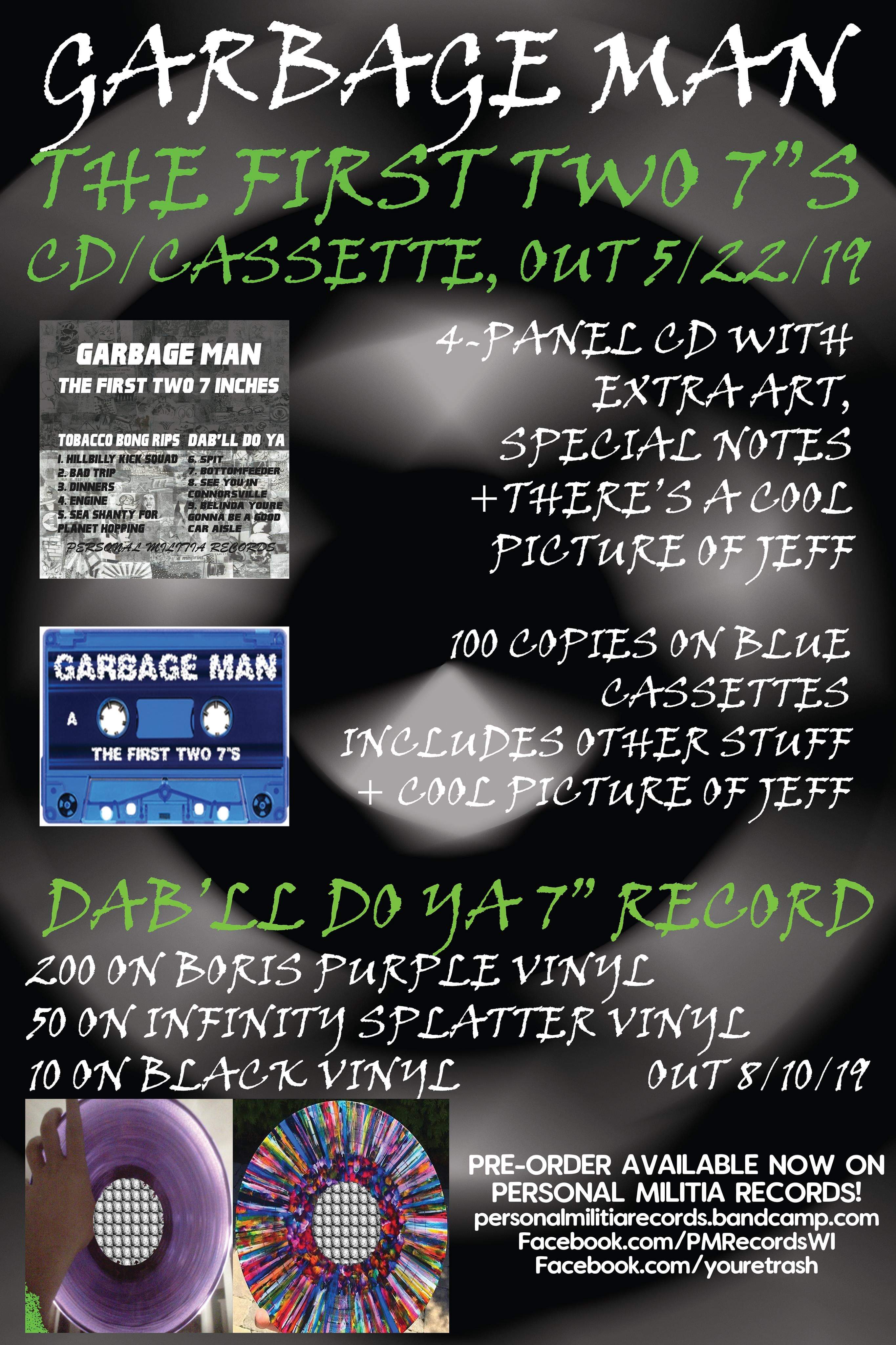 Garbage Man (hardcore punk/noise rock, WI) new single "Bottomfeeder