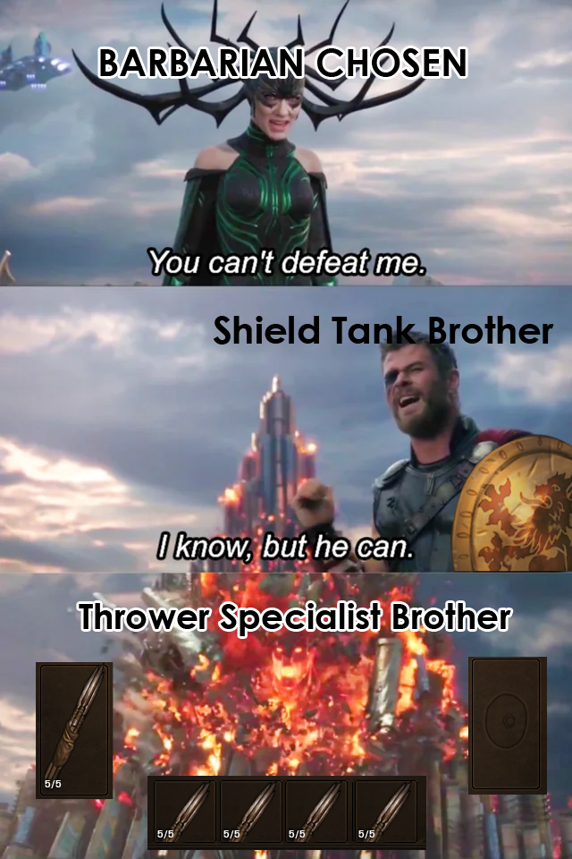 Beginners Tips Throwing Weapons especially Javelins and Axes are very