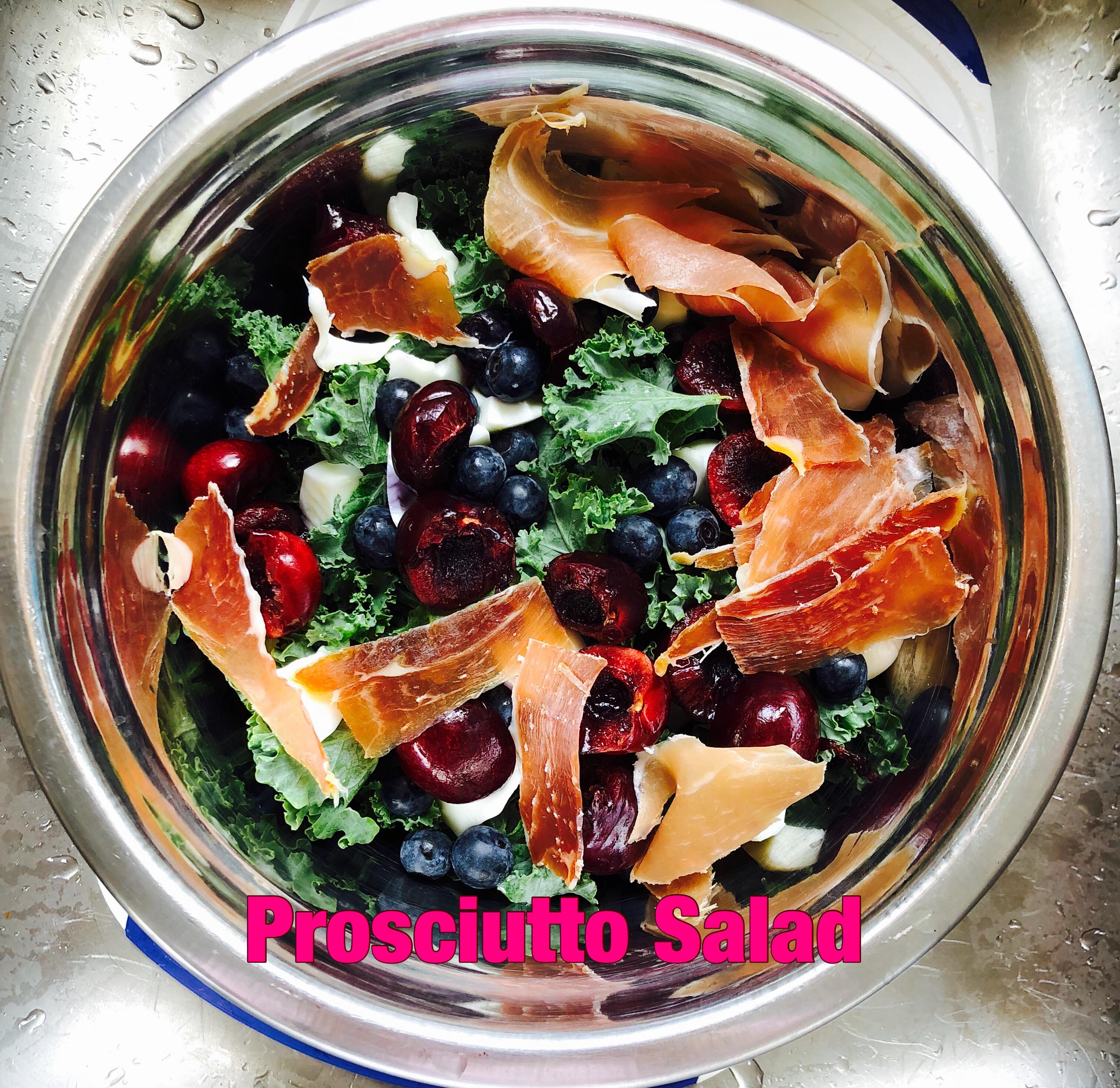 204 Calorie Prosciutto Salad 15 Grams of Protein! r/1200isplenty