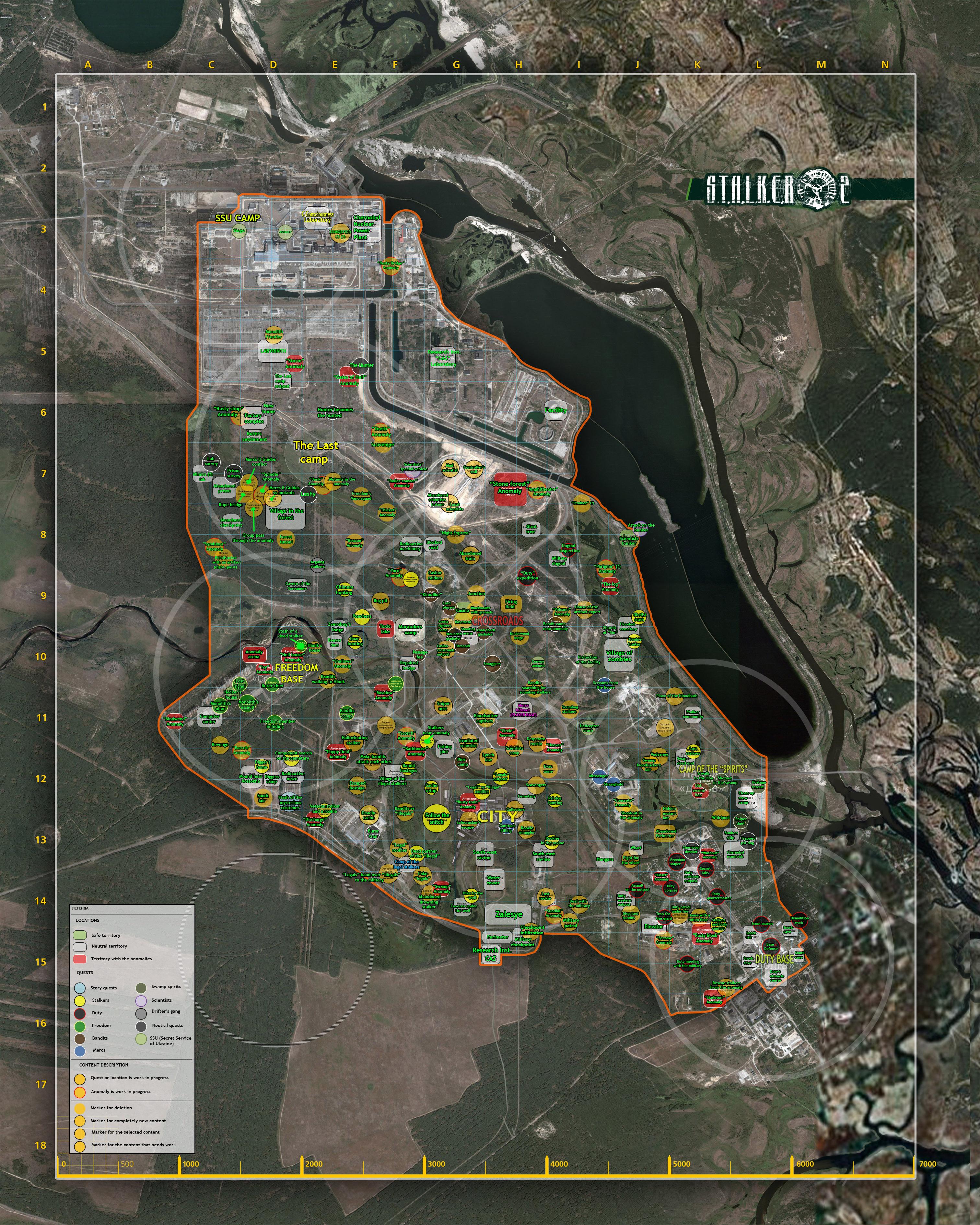 S.T.A.L.K.E.R 2 Design map translated stalker