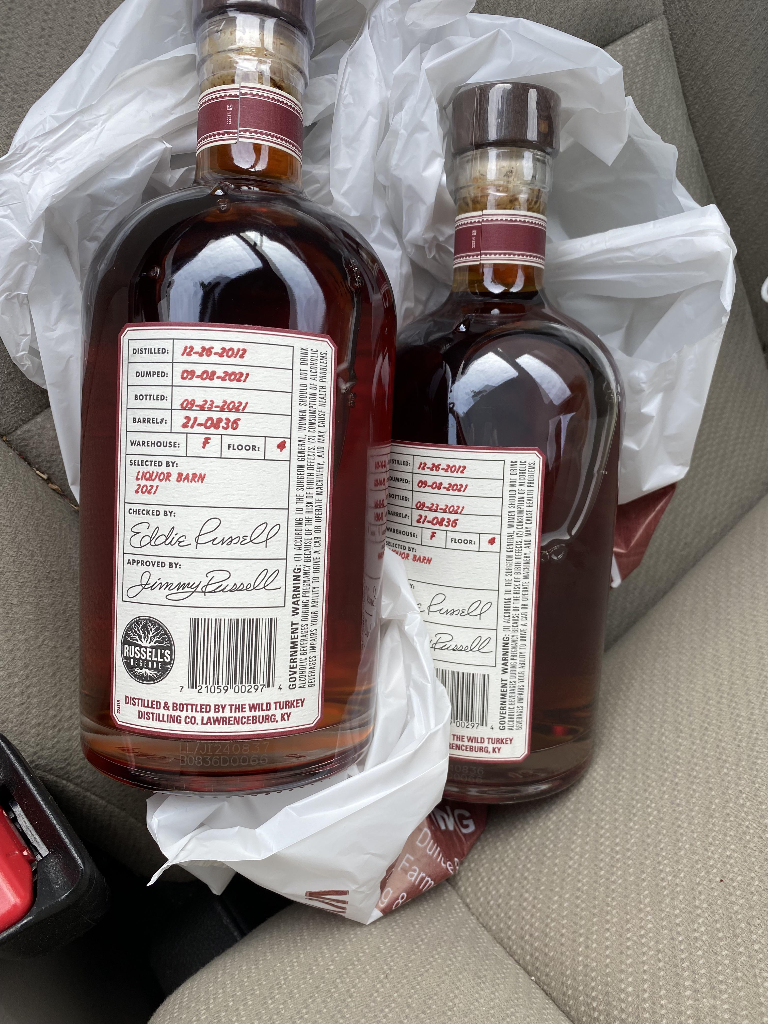 Any other Russel’s picks around that you know of? Liquor Barn Wheeling