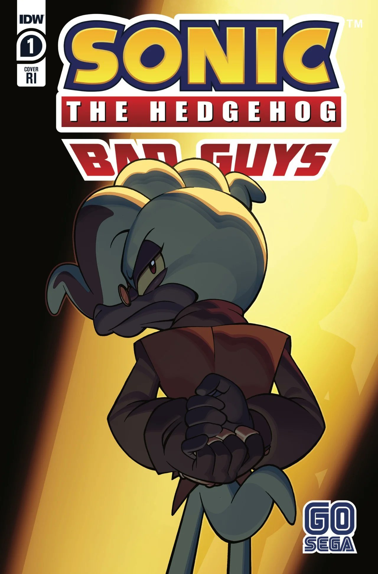 Sonic IDW Comics Bad Guys Issue 1 Cover RI revealed! (Cover Art by