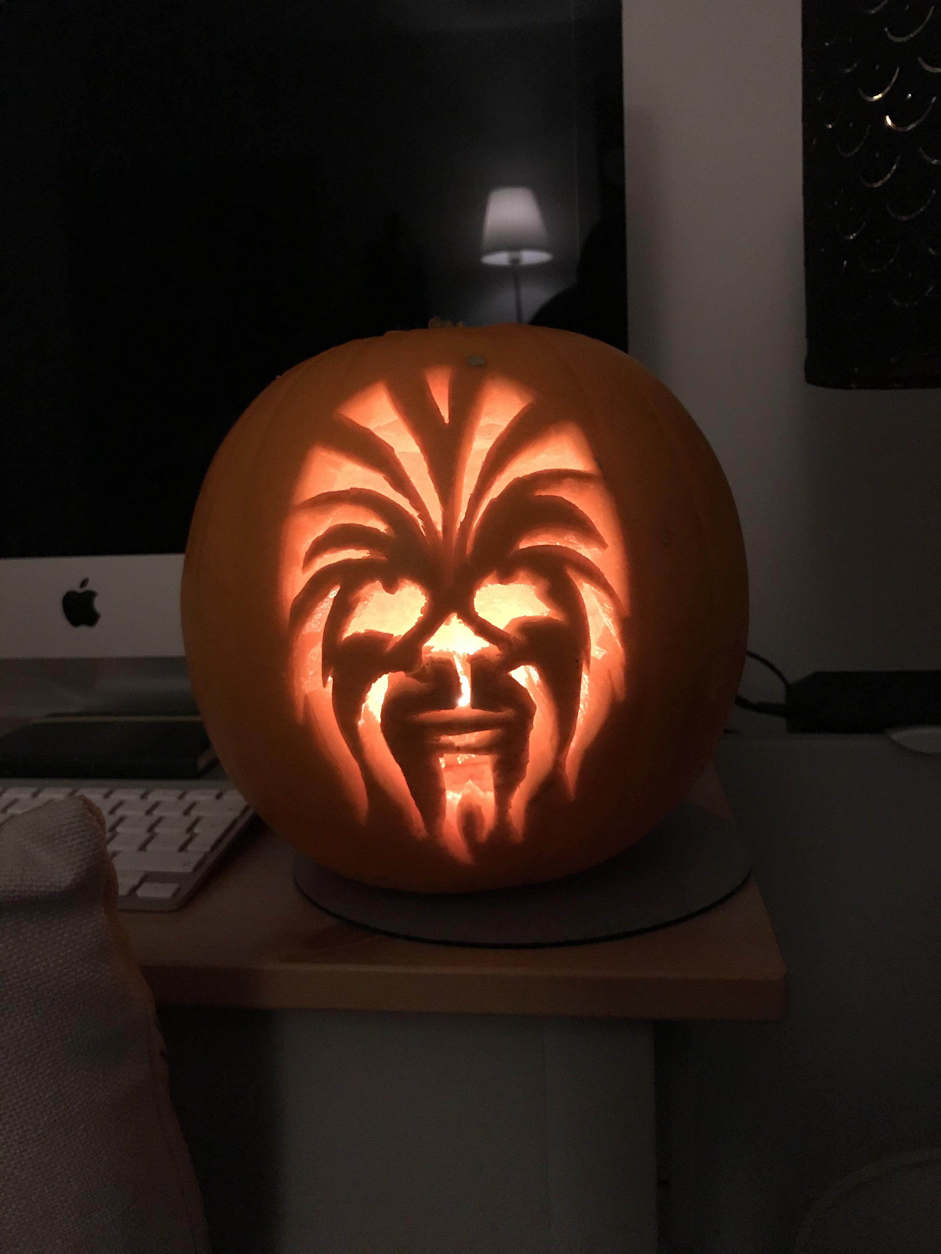 Chewbacca Pumpkin Stencil