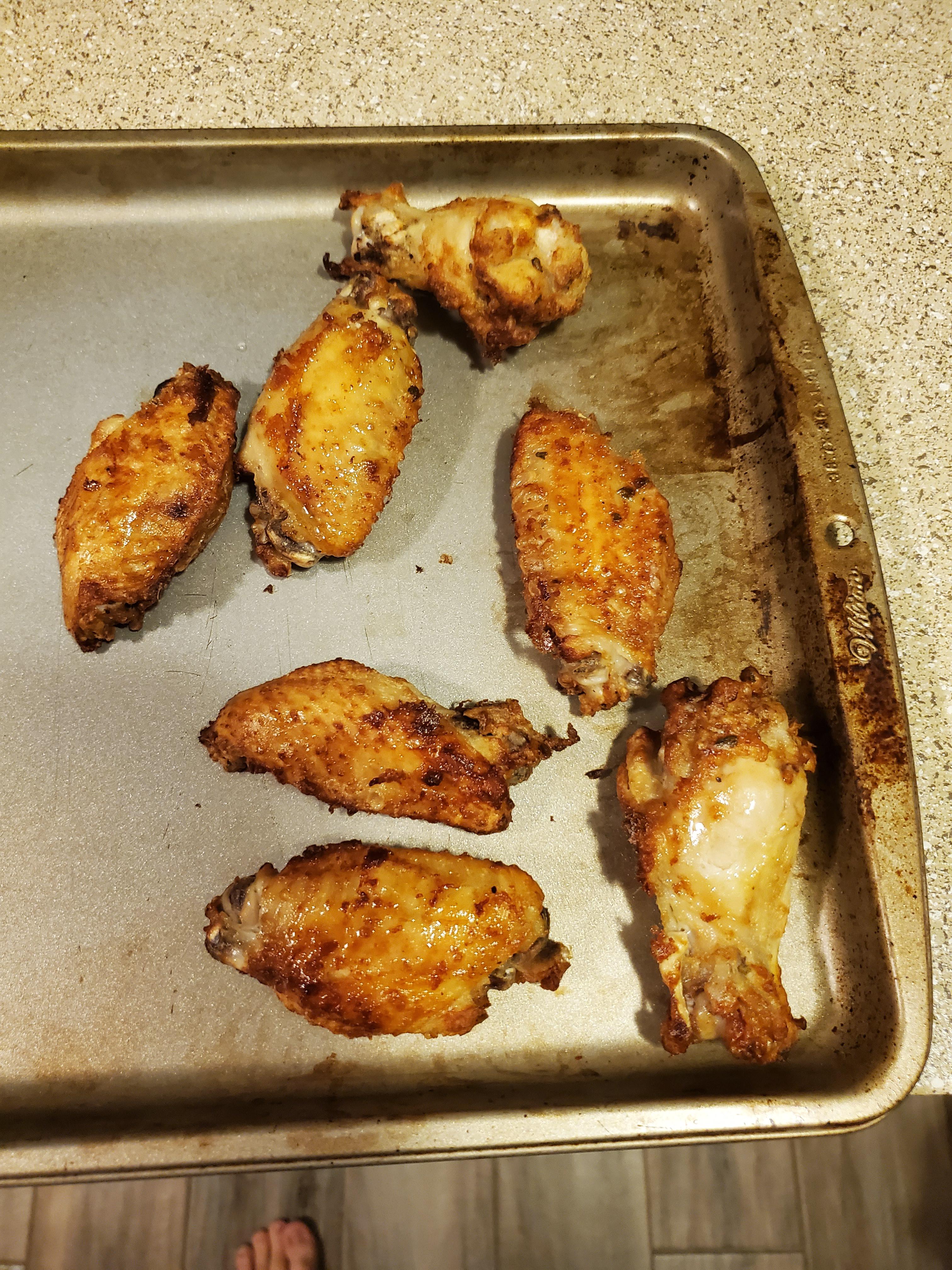 First timer making salt and vinegar wings! r/airfryer