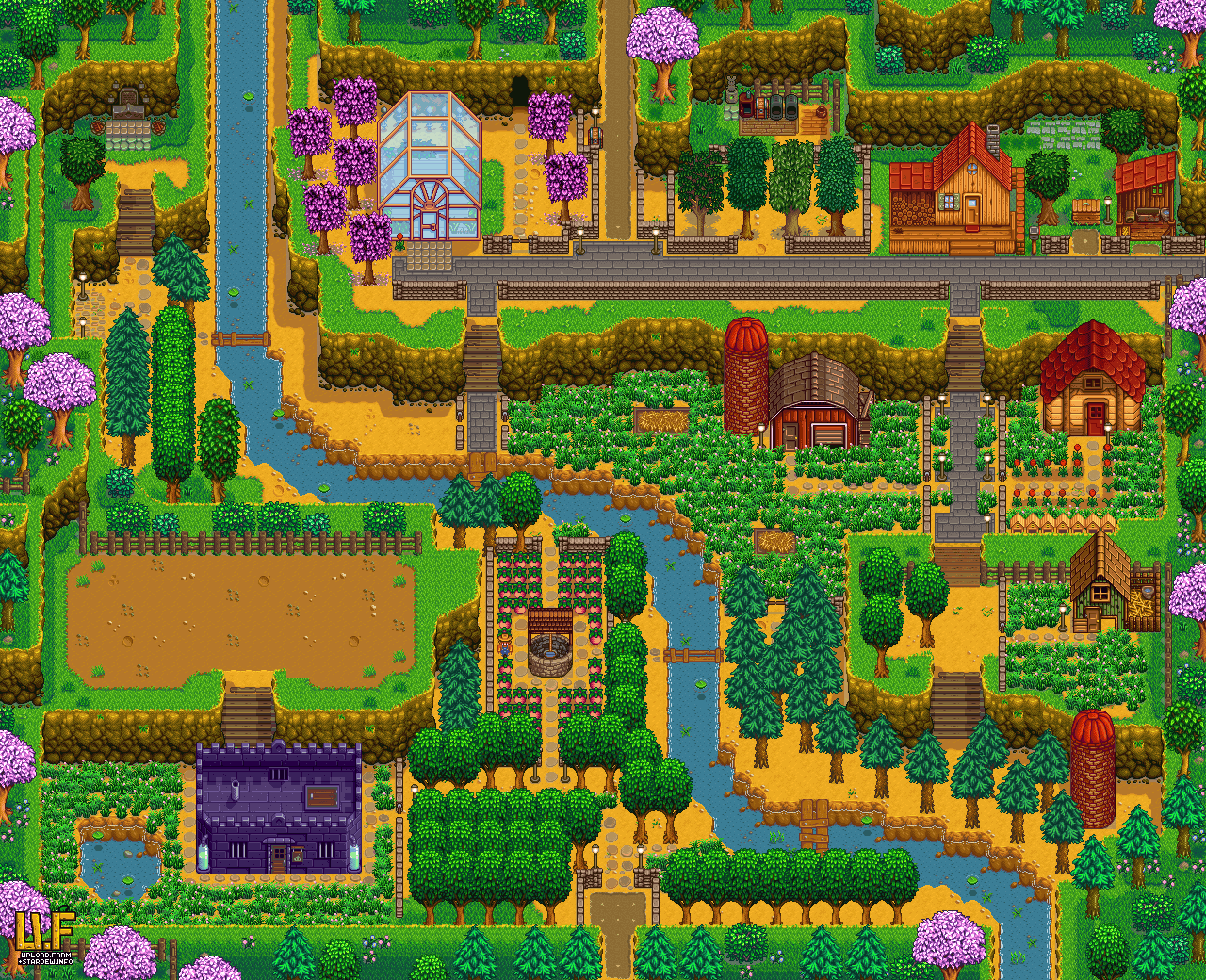 [Hilltop] Coldwater Farm (3rd Playthrough) r/FarmsofStardewValley