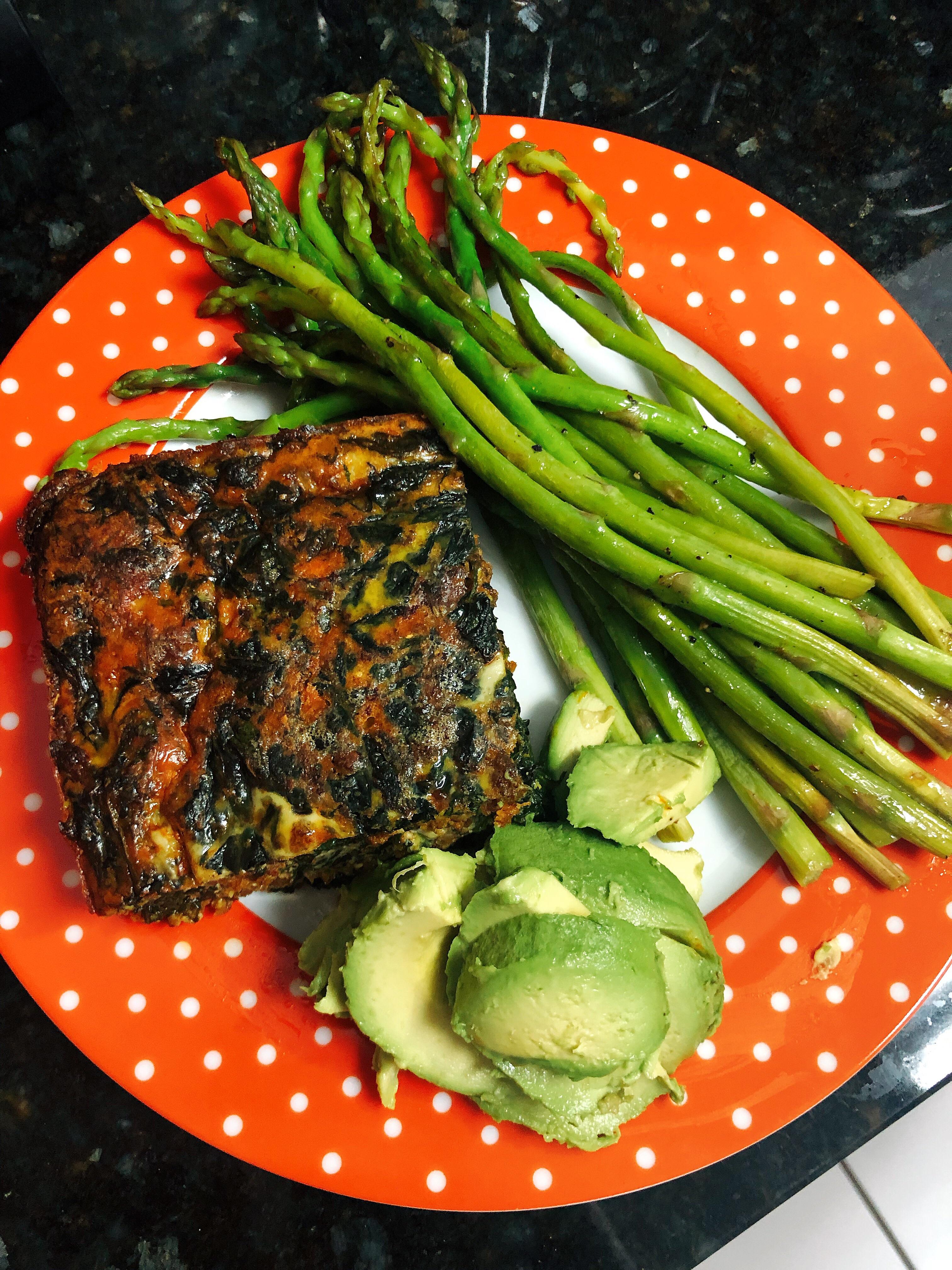 Egg bake is my new favorite thing eggs, heavy cream, and this one has