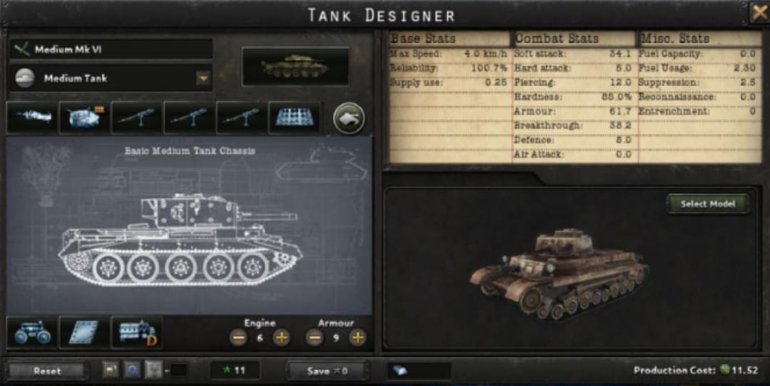 My first medium tank, model 1936. r/hoi4