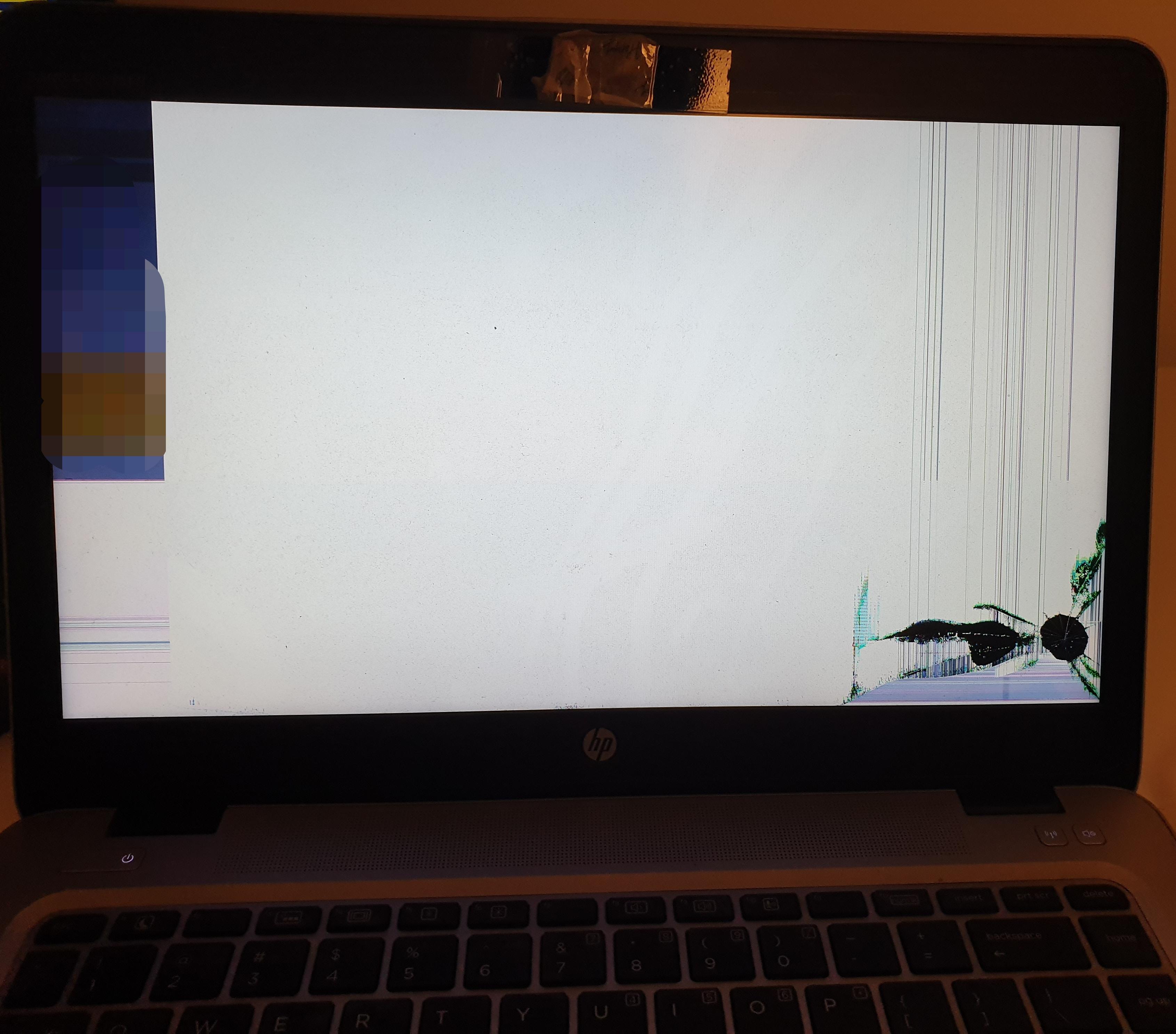 A ticket I received "My laptop screen stopped working, can it be fixed remotely?" r