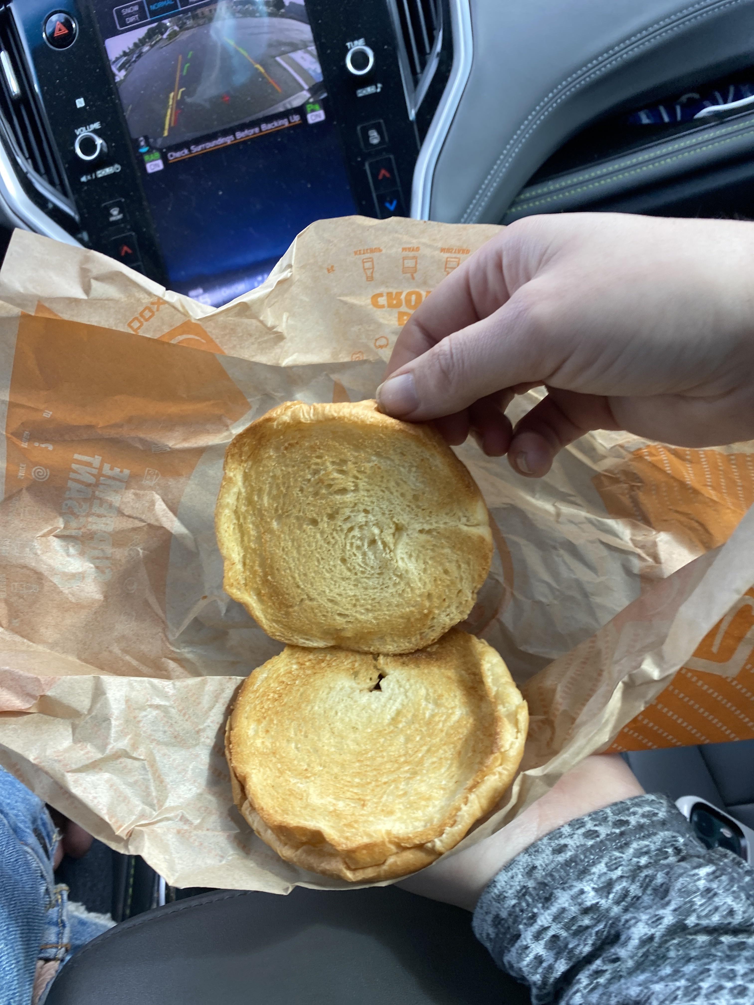 Supreme Croissant At Jack In The Box / Eggs, hashbrowns, 8 mini