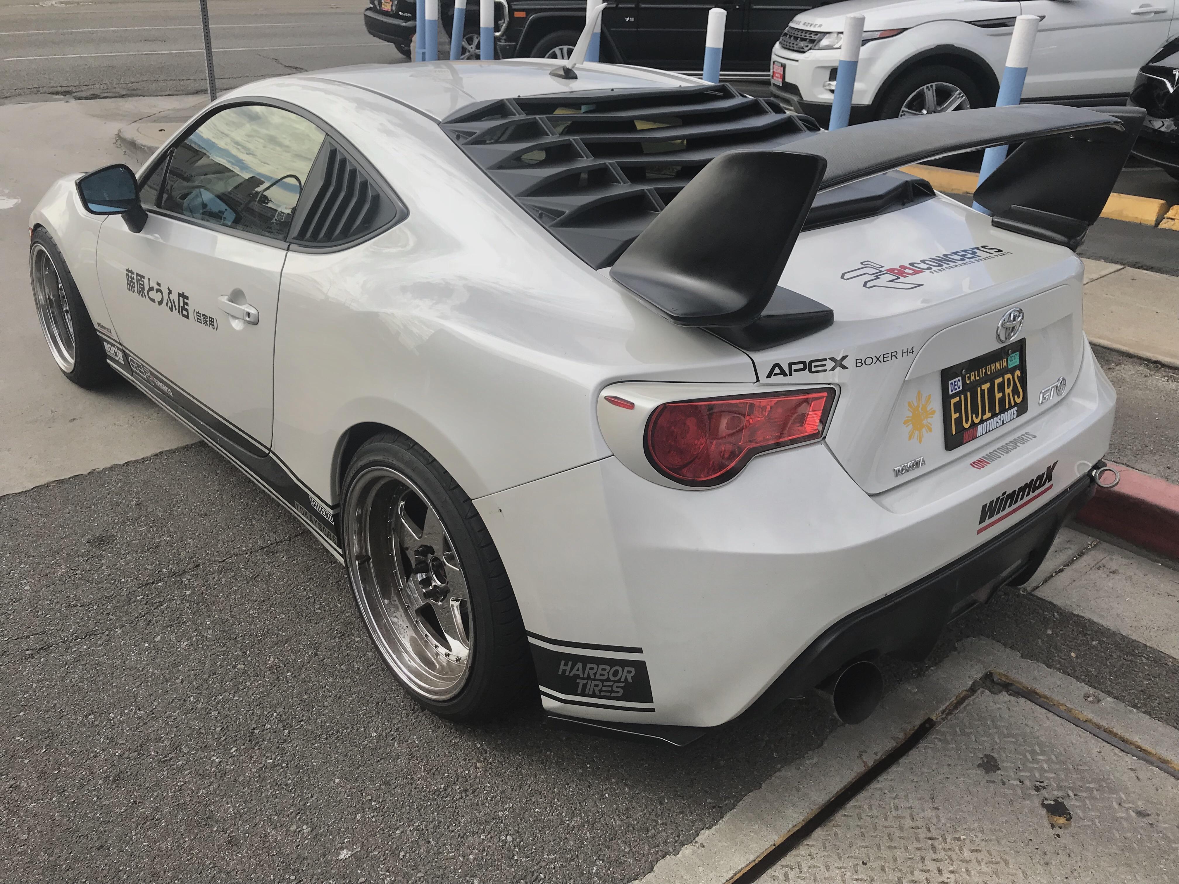 Got some Louvers installed today. r/ft86