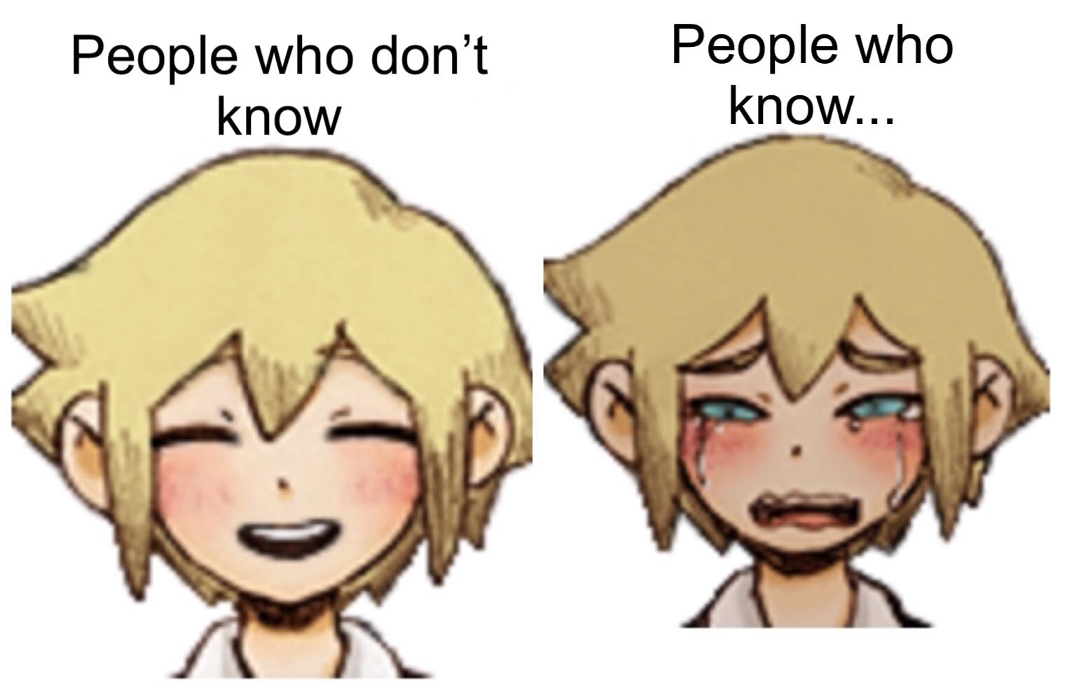 Made a new meme template with my favorite flower baby. OMORI