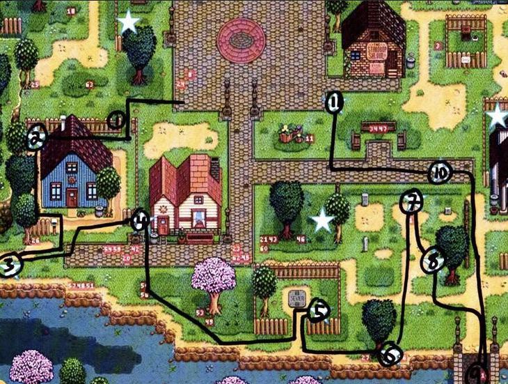 Stardew Valley Egg Festival Map Vector U S Map