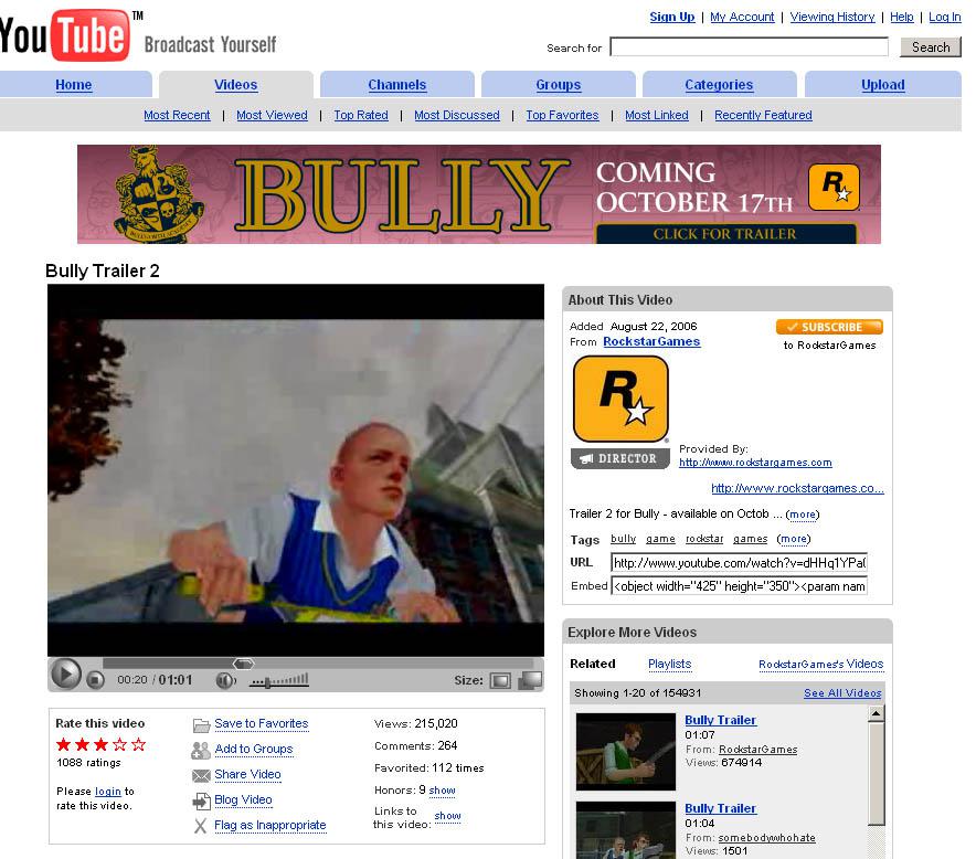 YouTube's old design and rating system was better than what we have