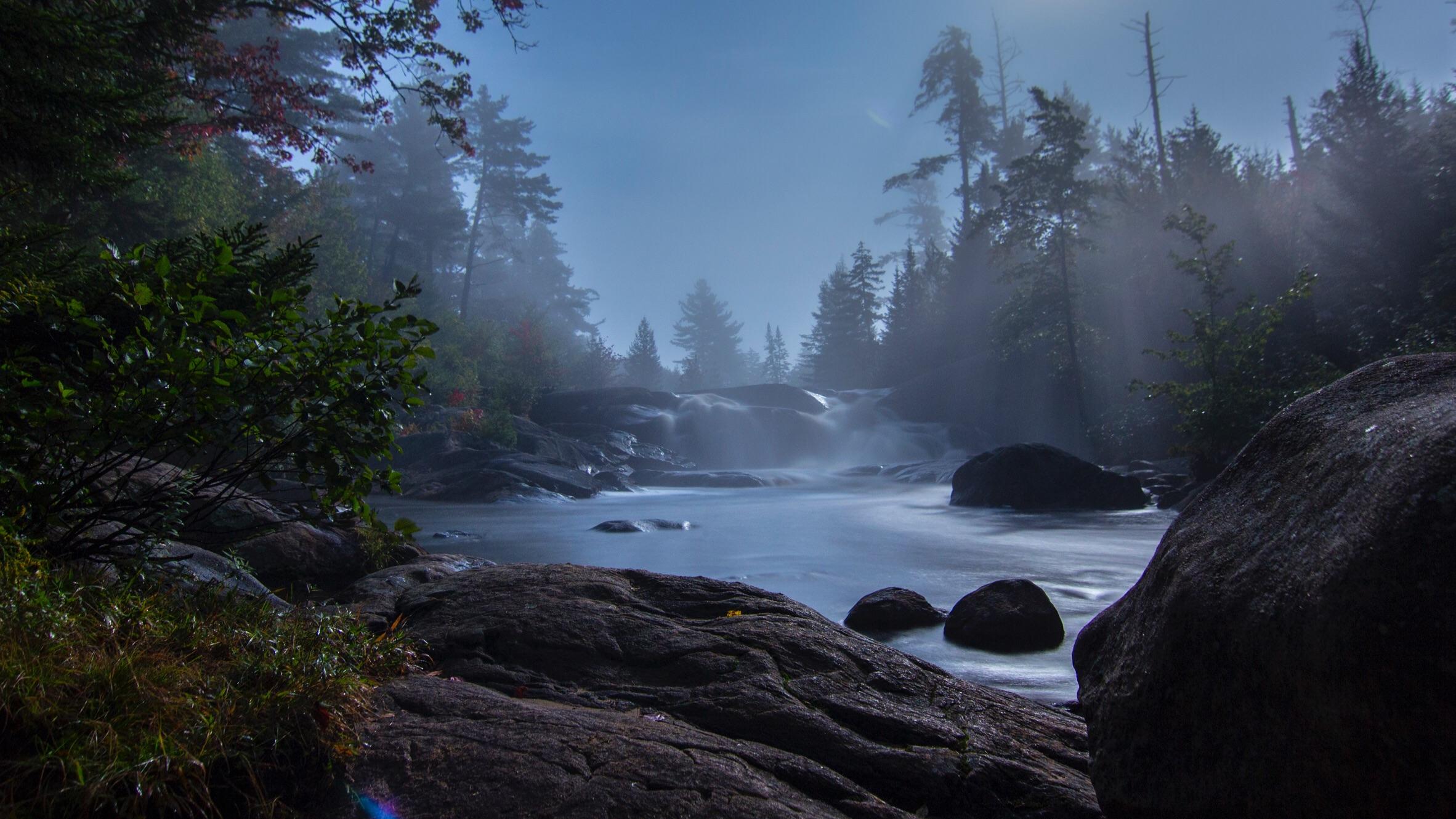 High Falls at Cranberry Lake NY [1920x1080] [OC] r/EarthPorn
