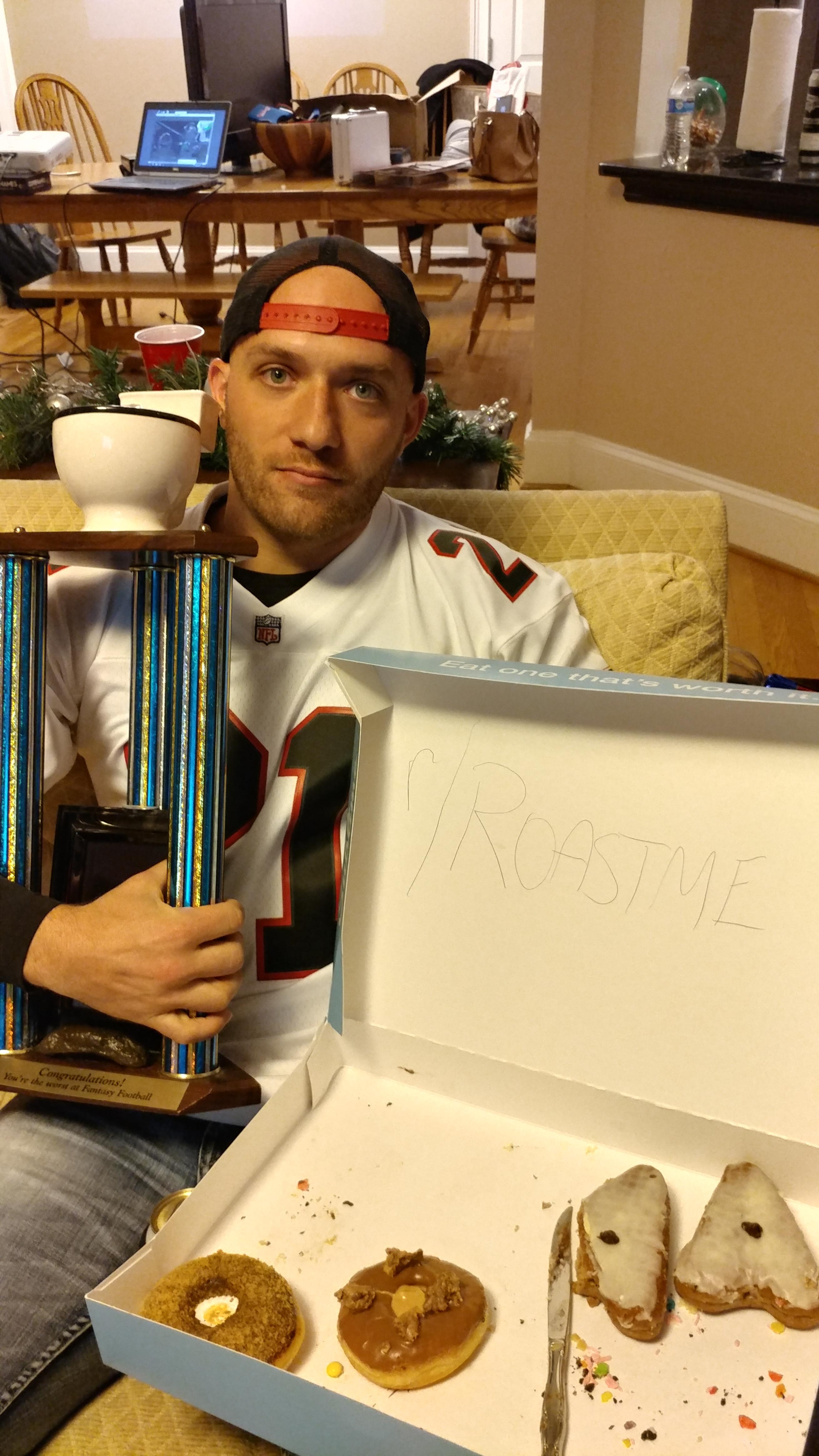 Finished last place fantasy football. Roast me r/RoastMe