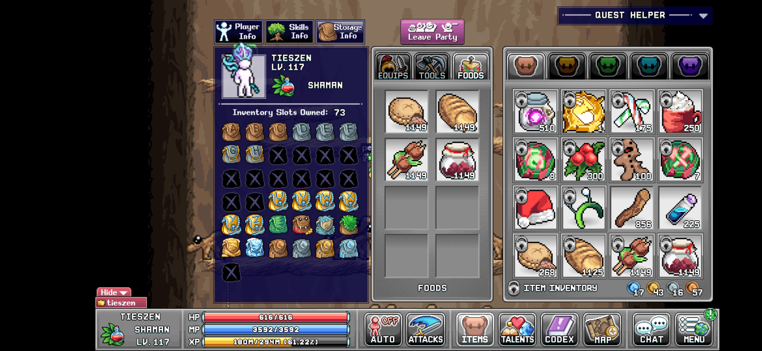 Complete bag inventory F2P I think I did pretty good for playing since