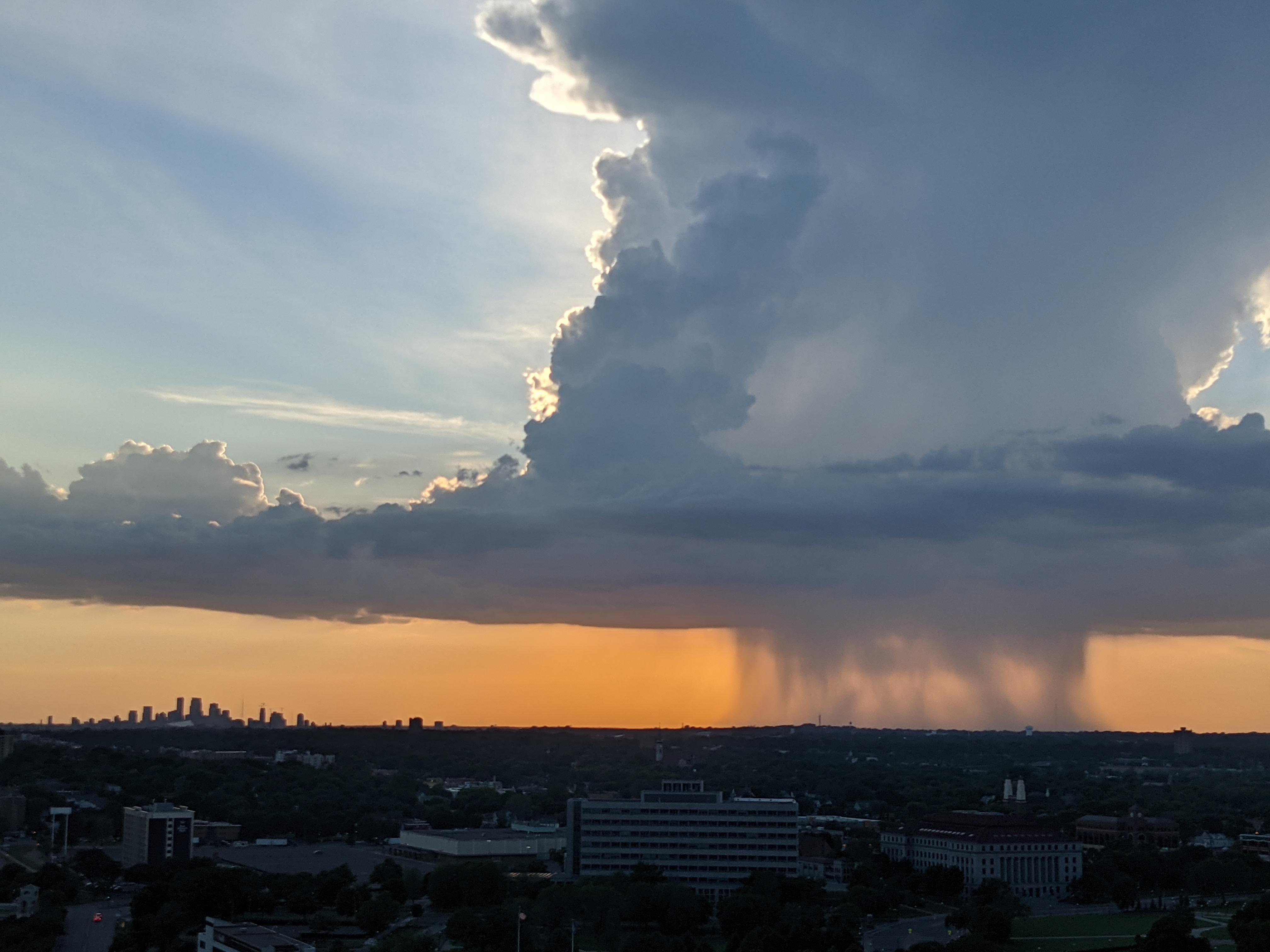 Raining on Maple Grove... Just Maple Grove minnesota