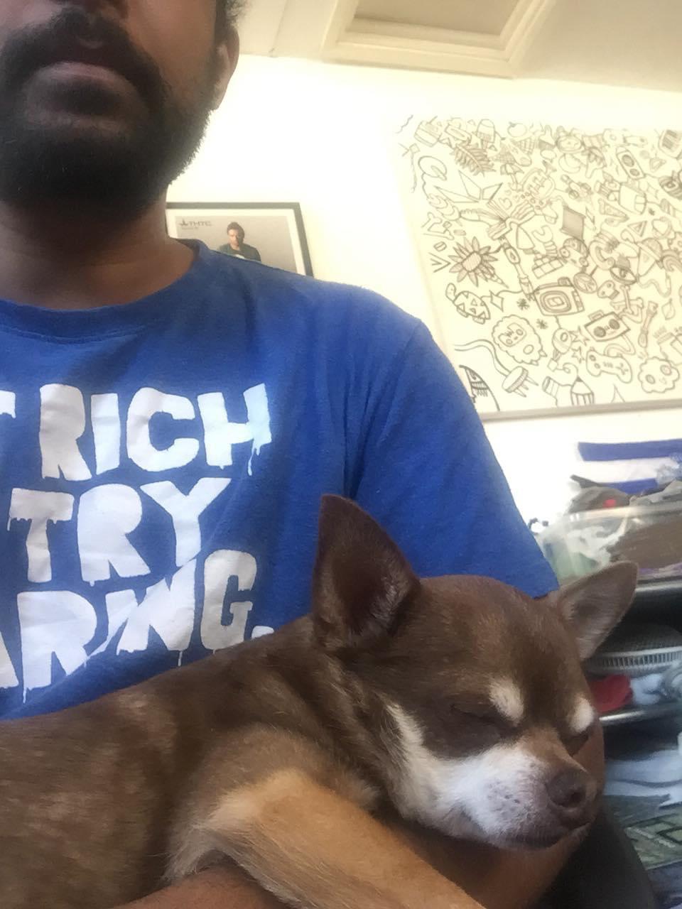 This is Jehst. He was my best mates’ dog, and even tho he wasn’t mine