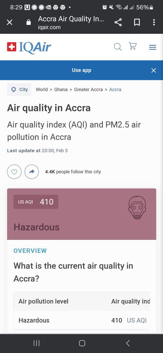 The air quality in the city has gotten super bad, and yet people still