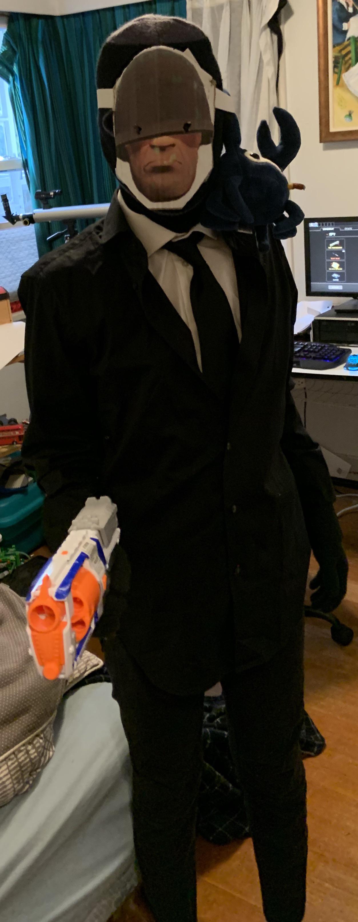 My “soldier” from Team Fortress 2 costume r/gaming