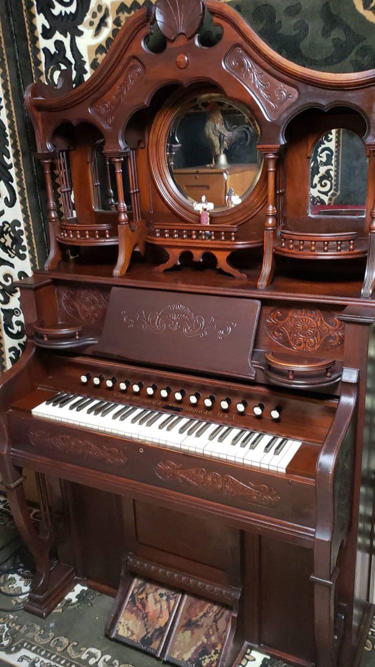 1906 Estey parlor pump organ. r/InstrumentPorn