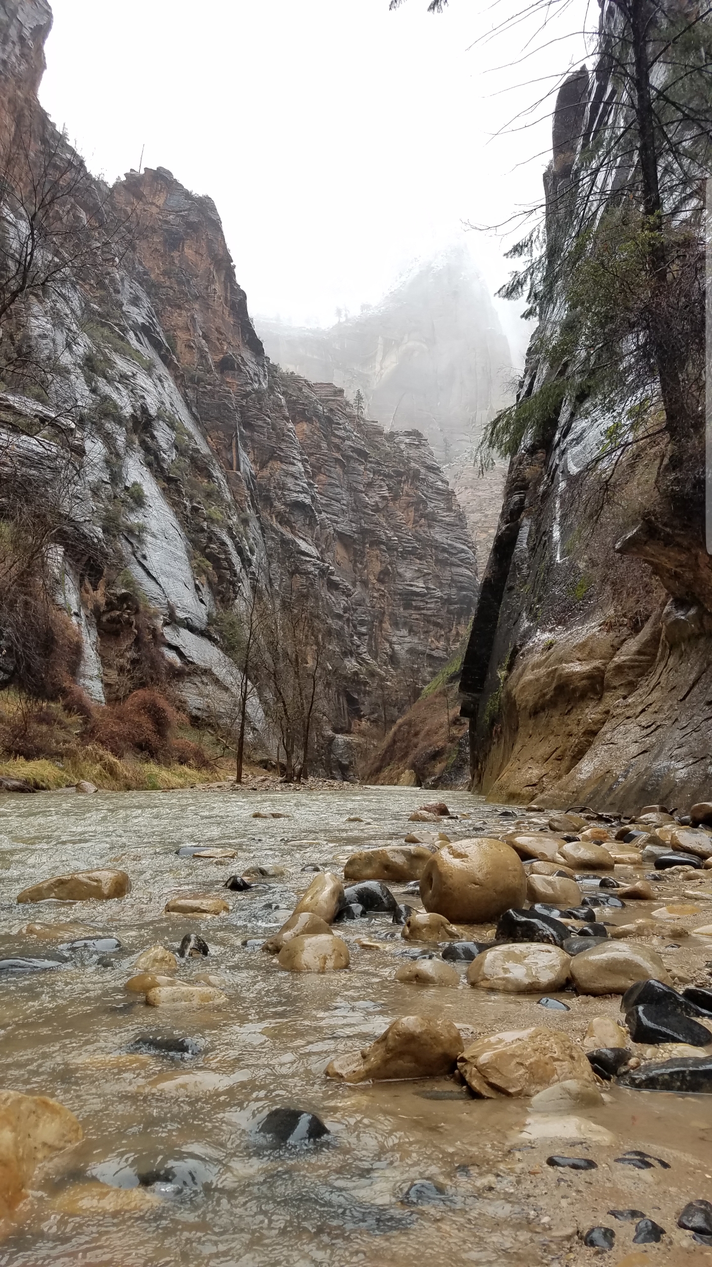 Zion National Park, the entrance to The Narrows (hike curre tly closed
